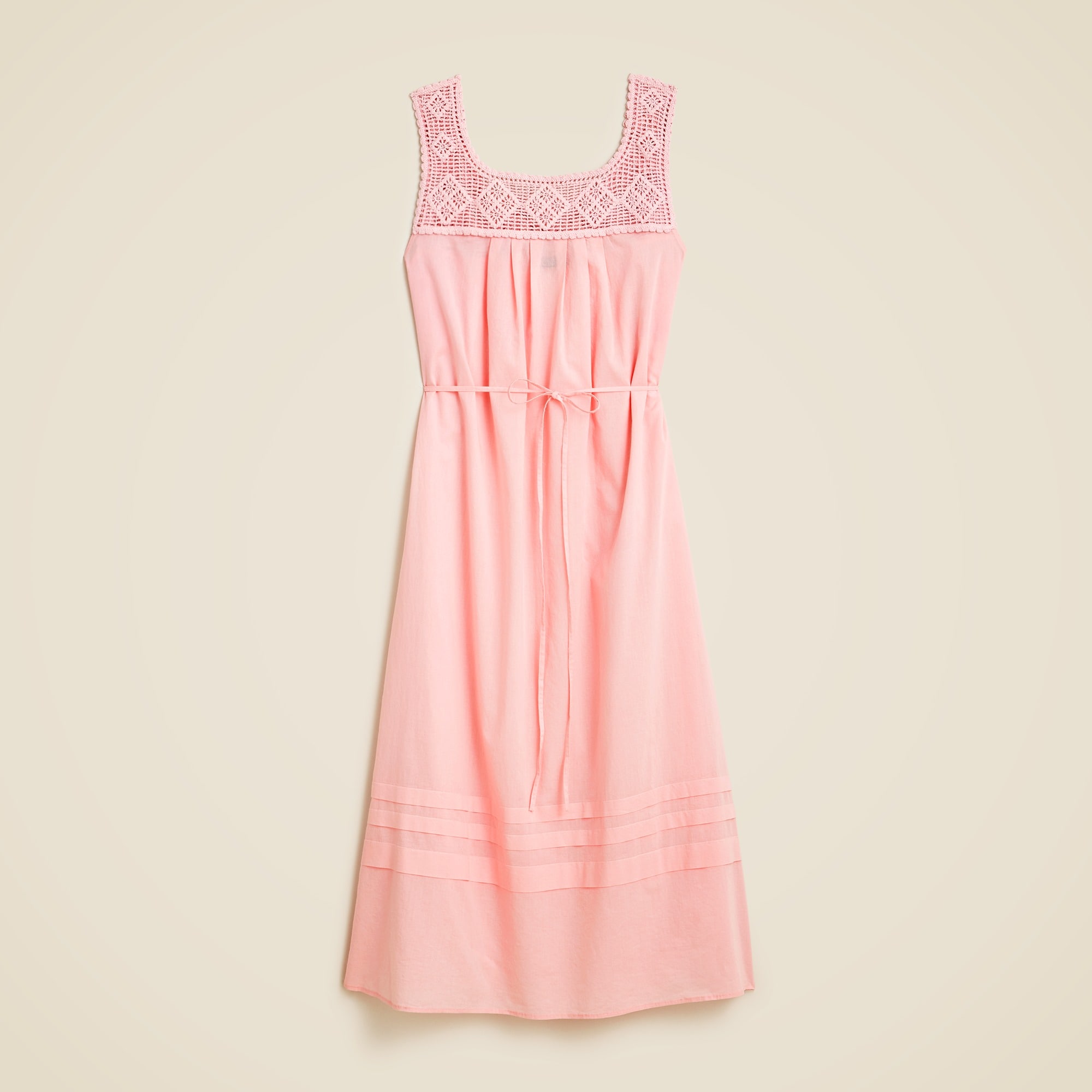 womens Crochet-trim dress