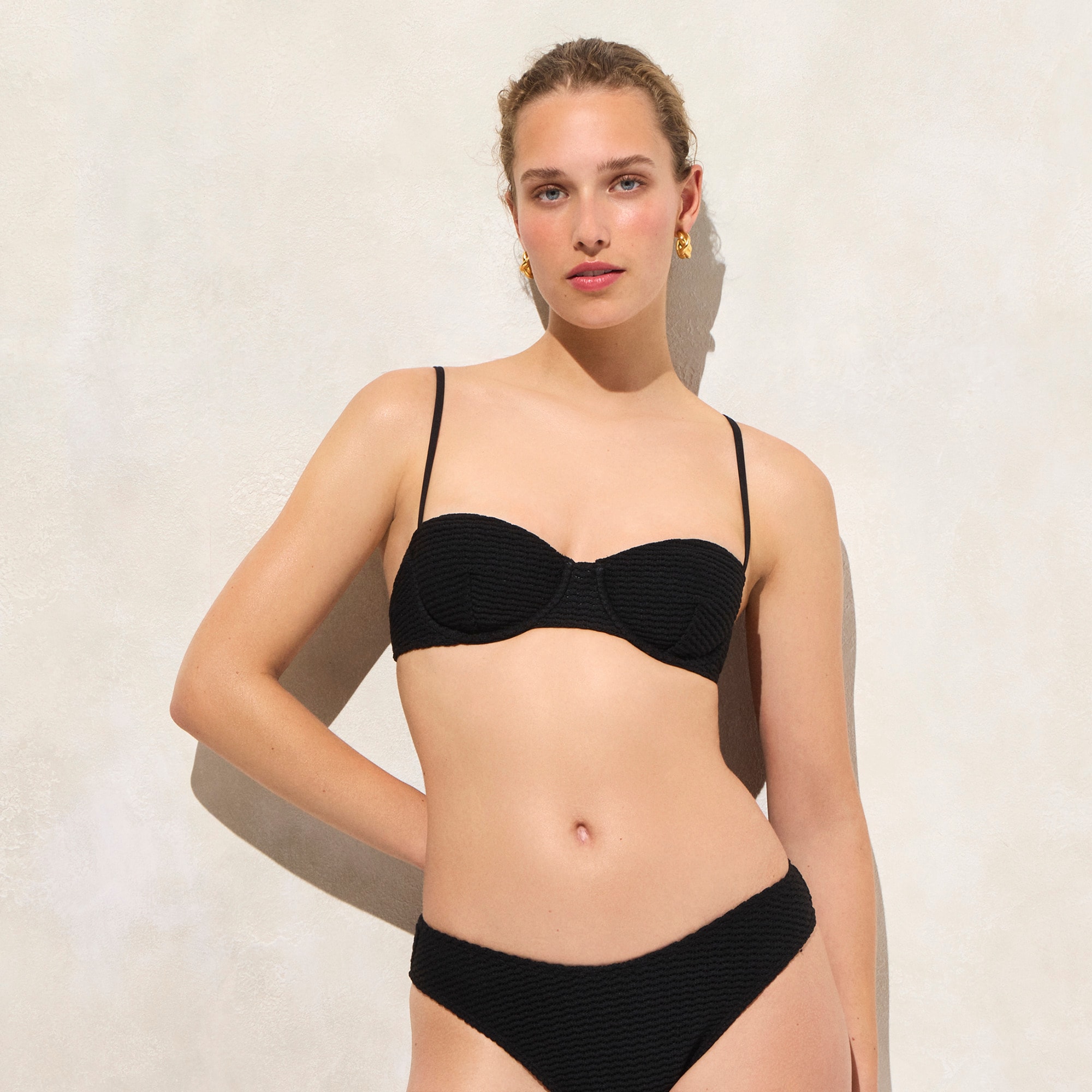 womens Crochet balconette underwire bikini top