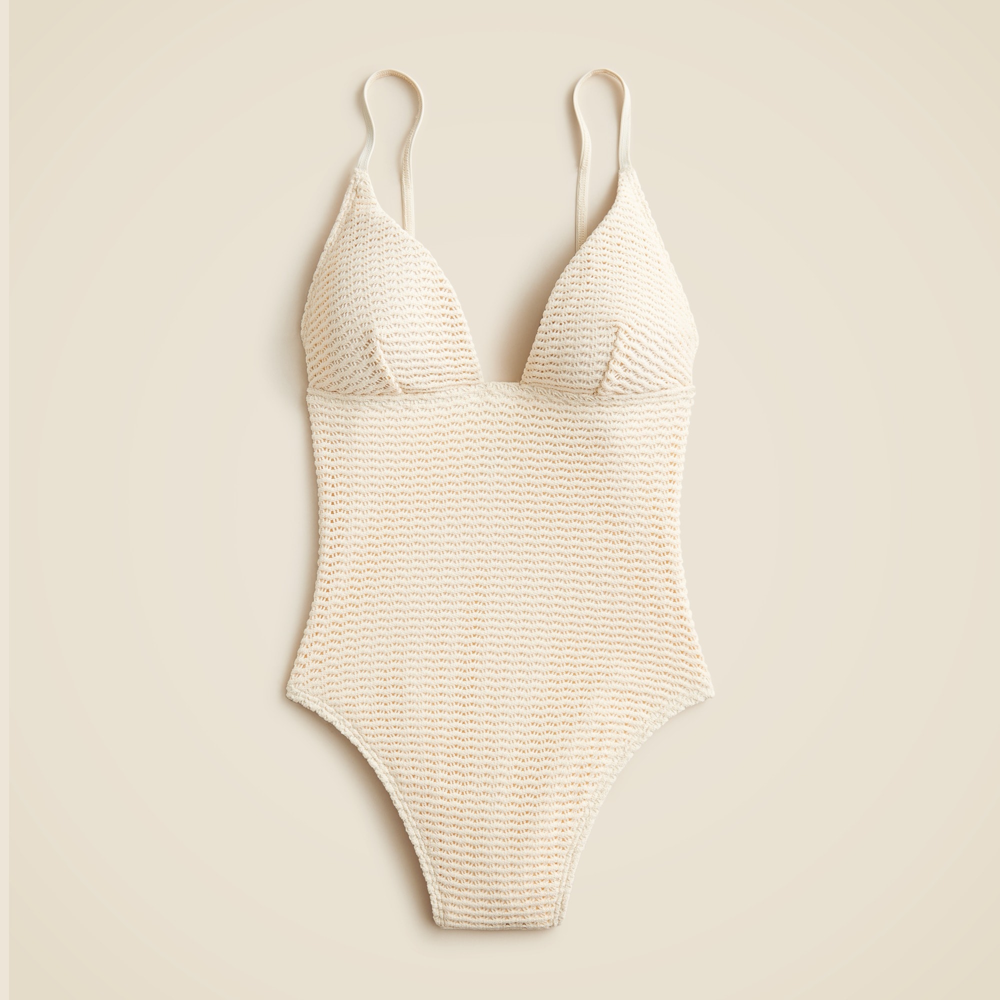 womens Plunge crochet one-piece