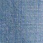 Chambray puff-sleeve ruffle-collar top REESE BLUE WASH 
