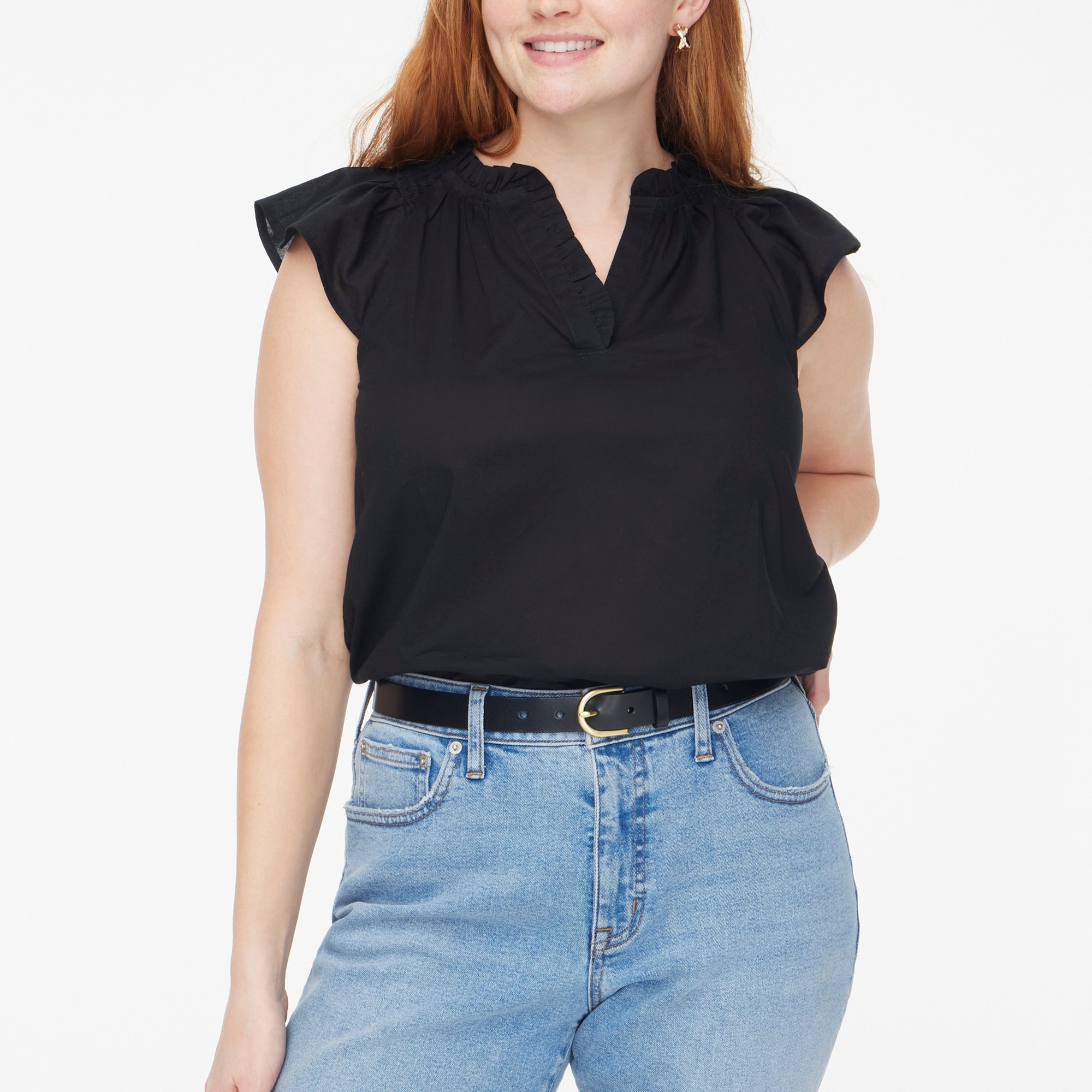 Flutter-sleeve top