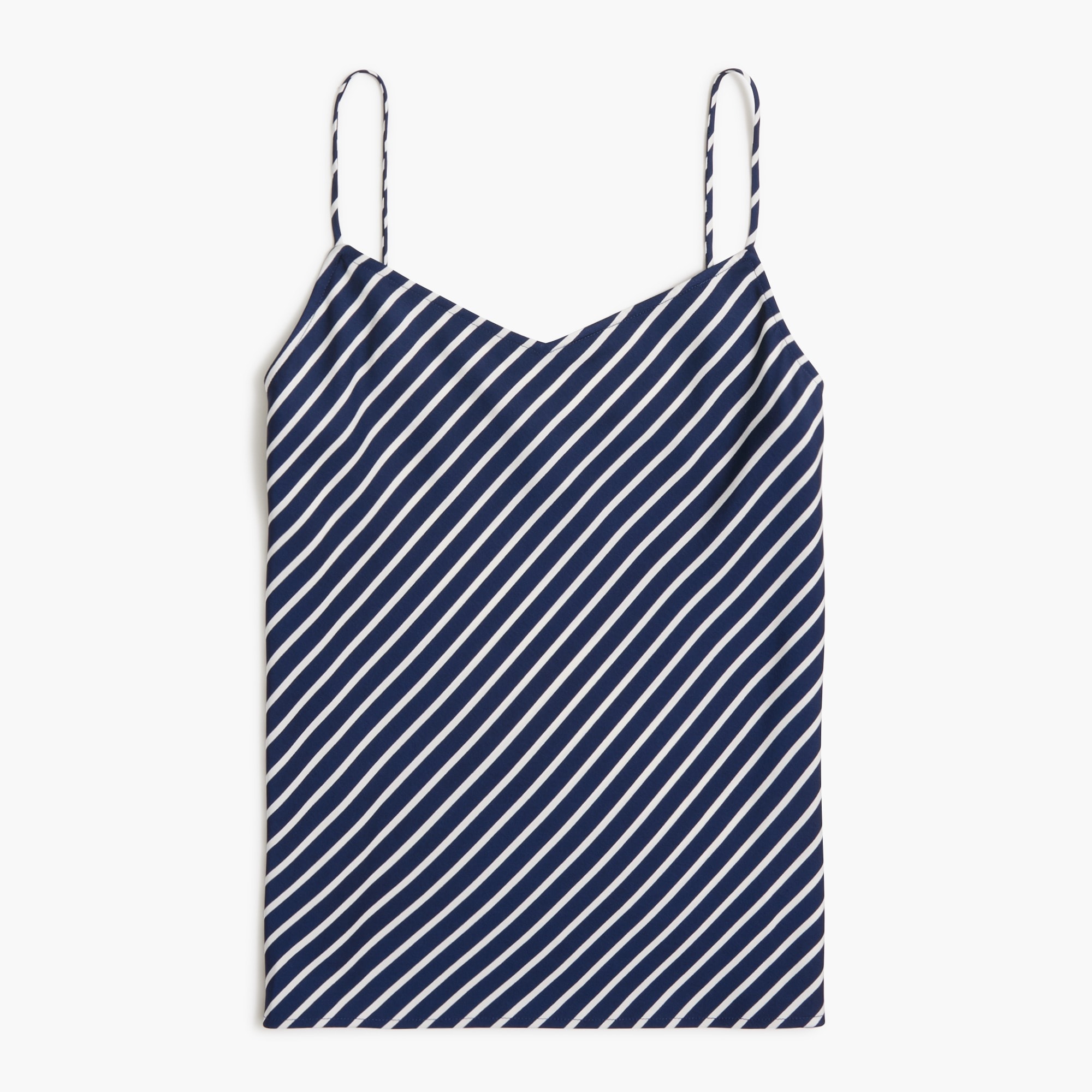 womens Shiny striped camisole
