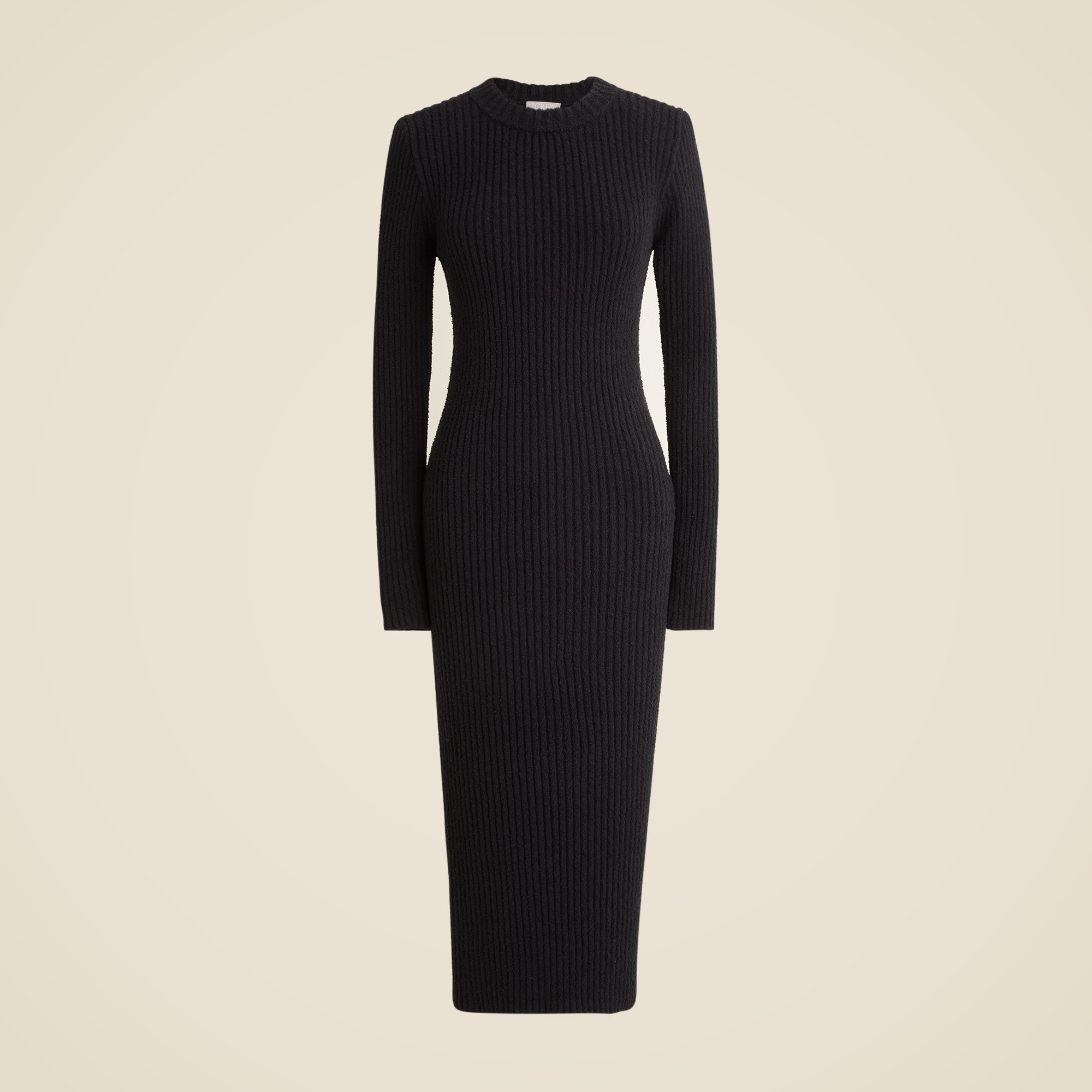 Ribbed sweater-dress