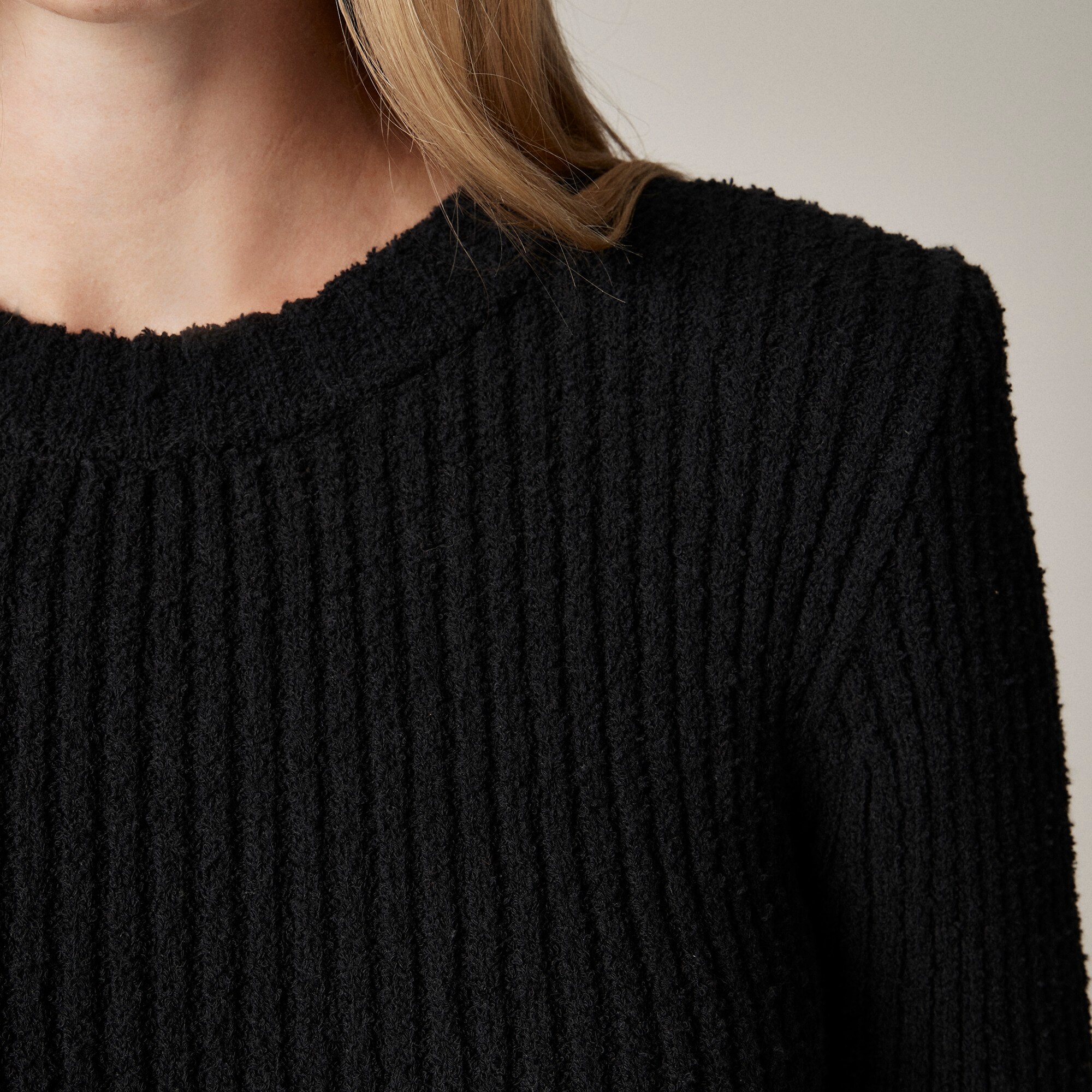 Ribbed sweater-dress