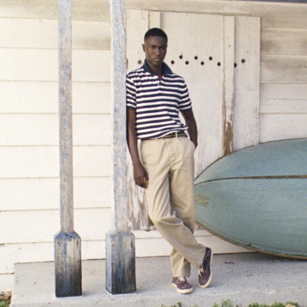 Washed piqu&eacute; polo shirt in stripe