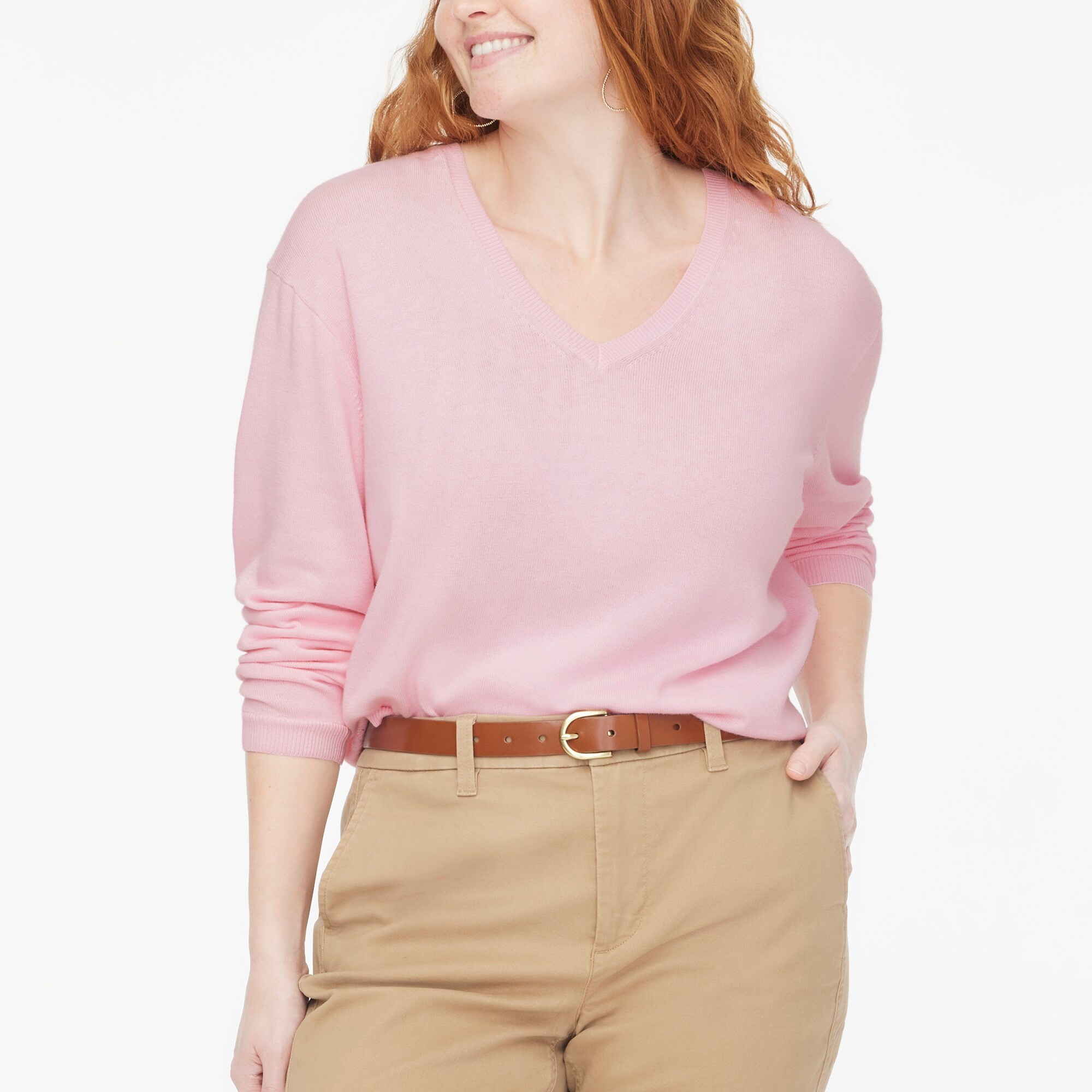 womens V-neck sweater