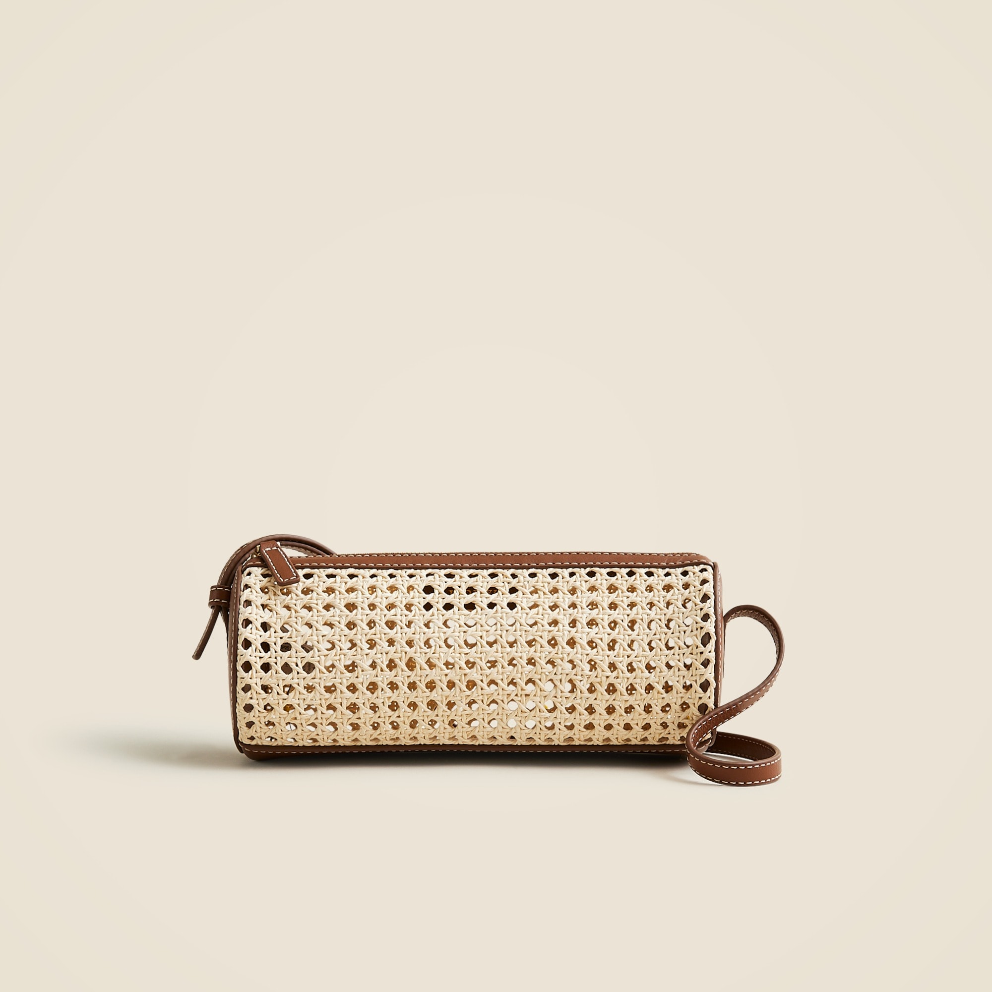 Bordeaux bag in faux raffia