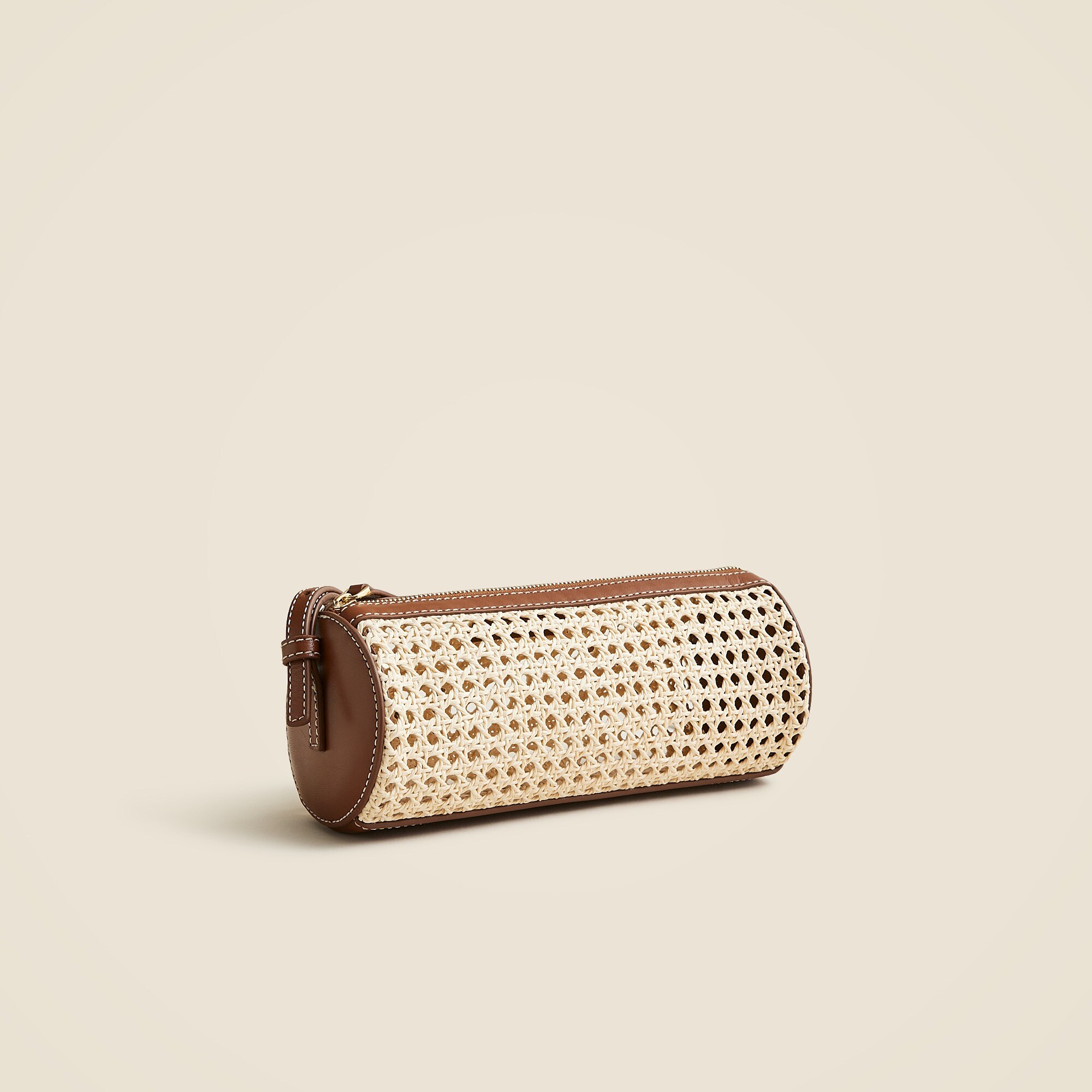 Bordeaux bag in faux raffia