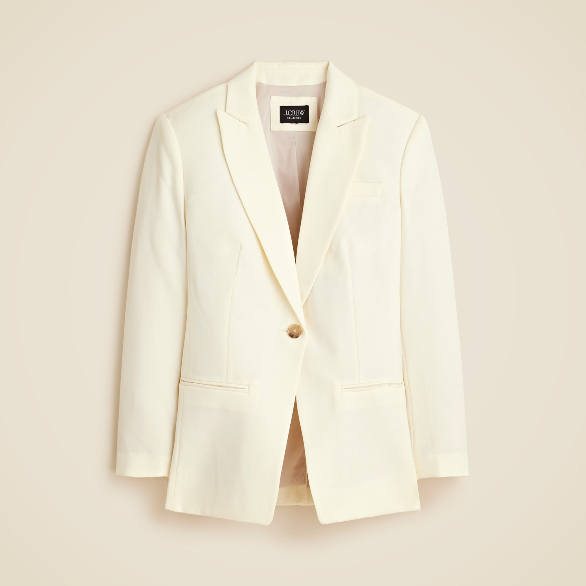 Alexandra blazer in wool-blend twill