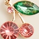 Girls' charm necklace kit FRUIT CHARM MULTI