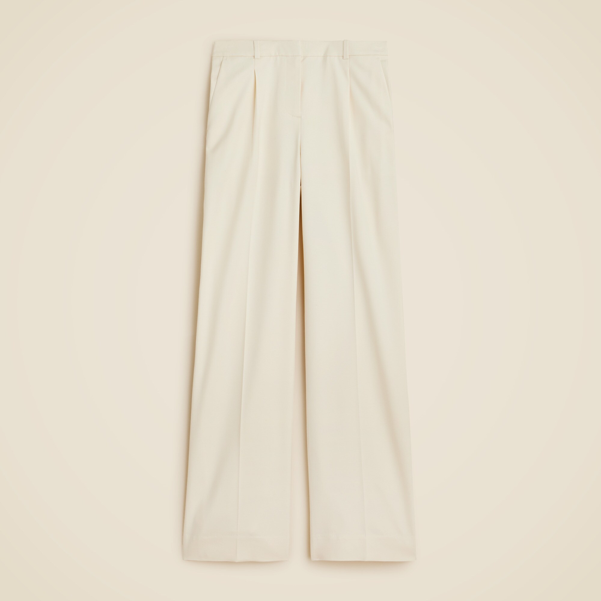 Lower-rise Essential Wide-leg Pant In City Twill For Women | J.Crew