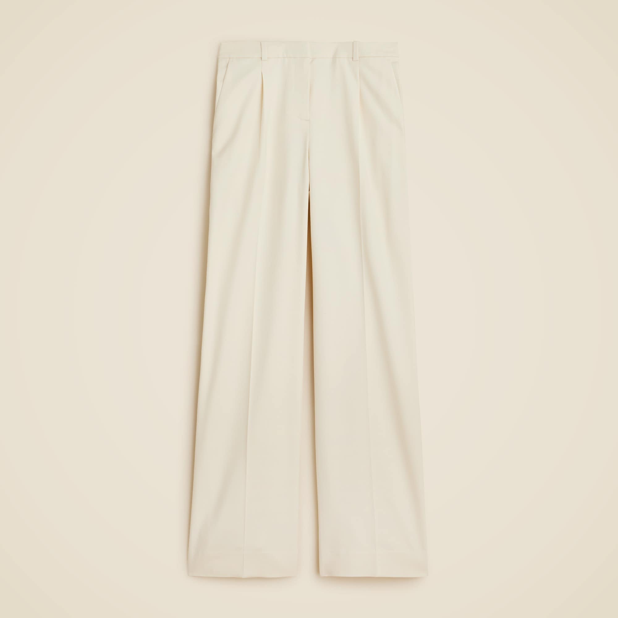 Lower-rise Essential wide-leg pant in city twill