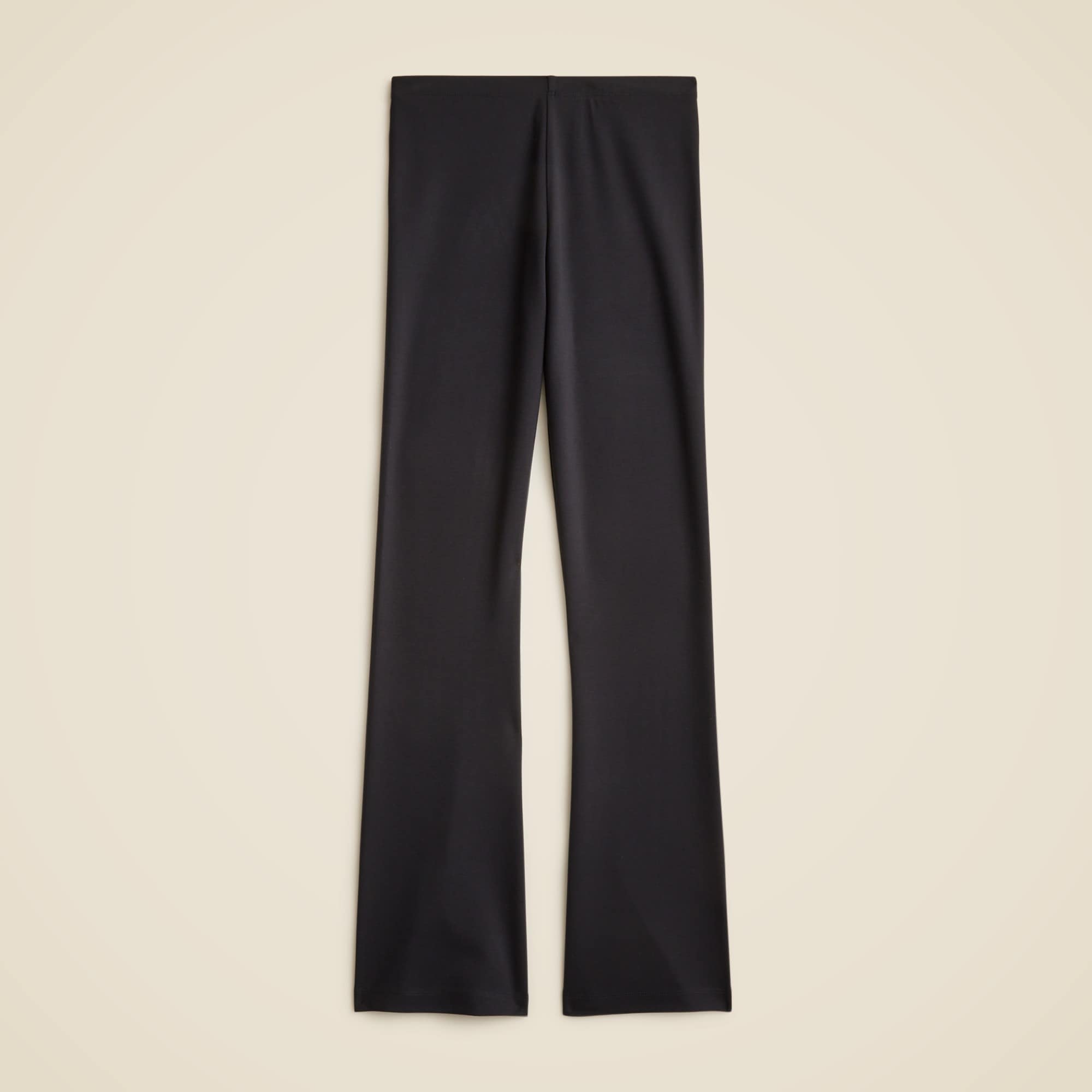 Slim-flare pant in stretch ponte