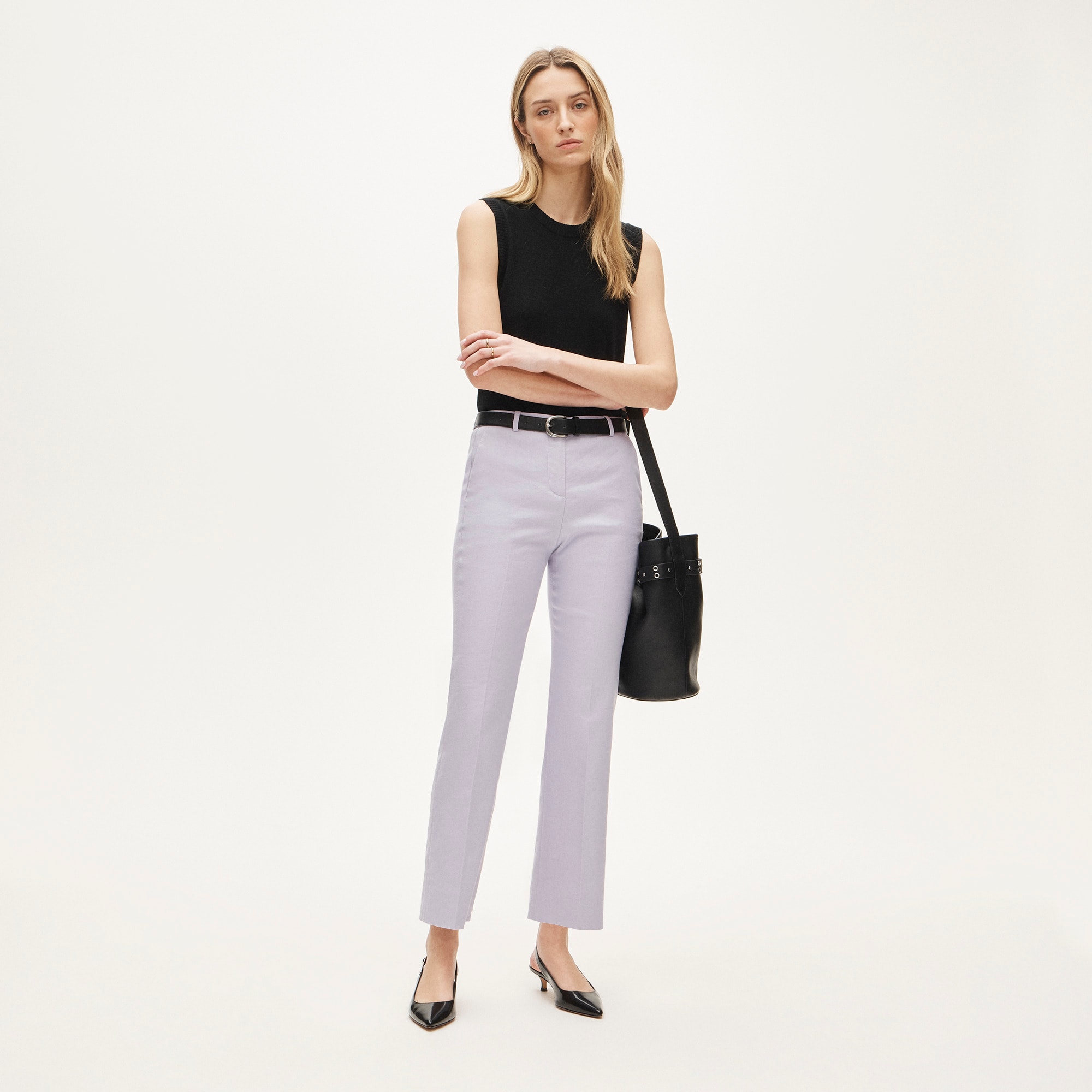 Kaya pant in stretch linen blend