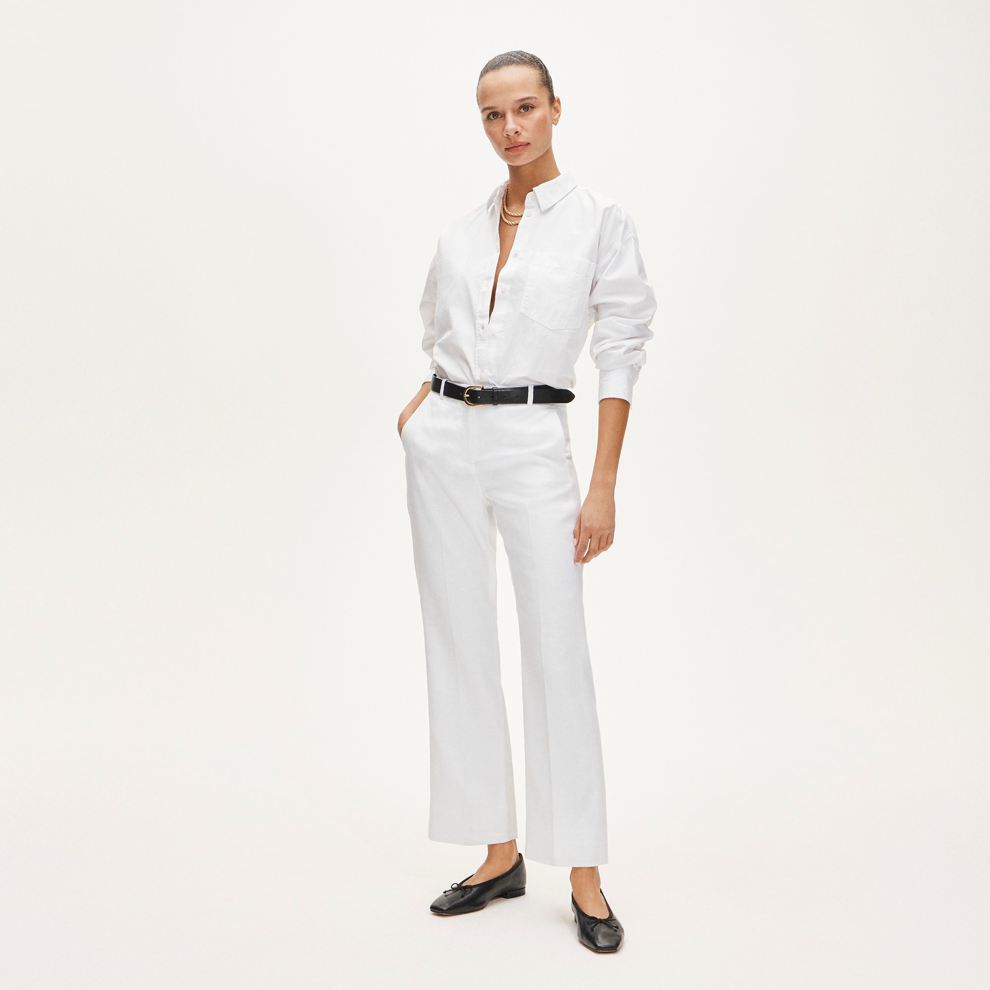  Kaya pant in stretch linen blend