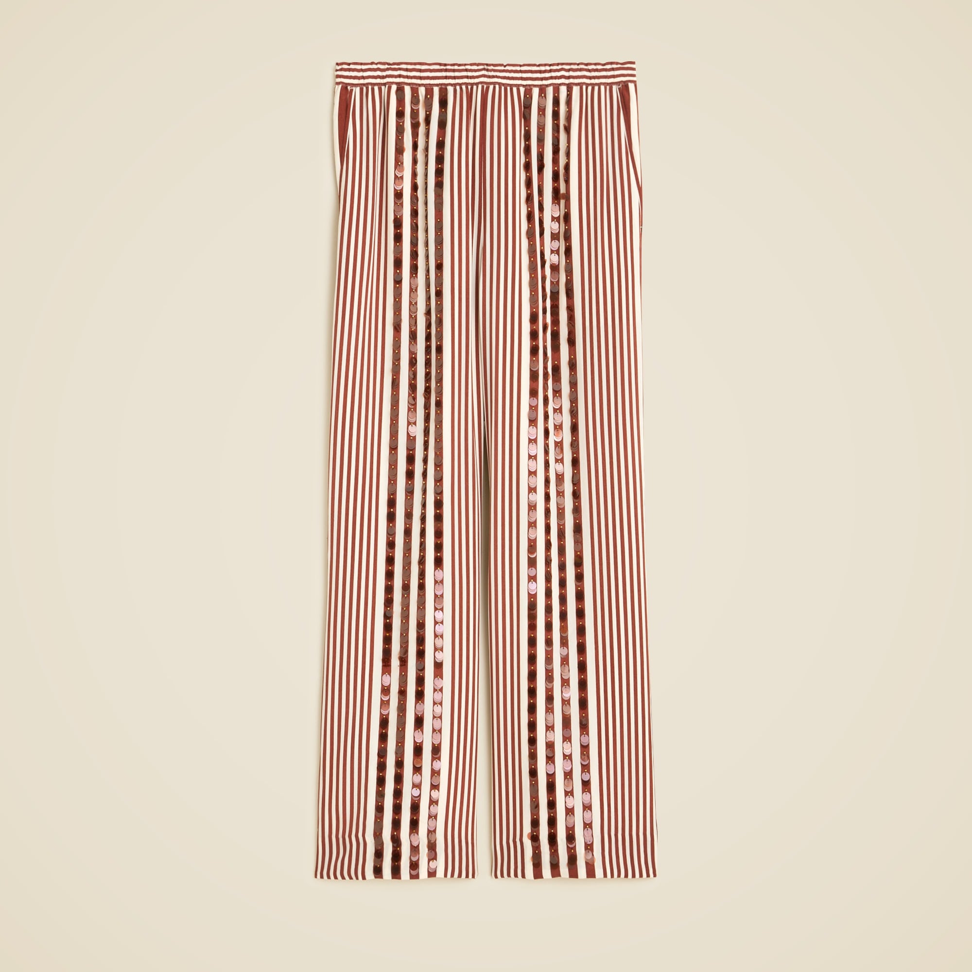 Collection cropped Stratus pant with sequins