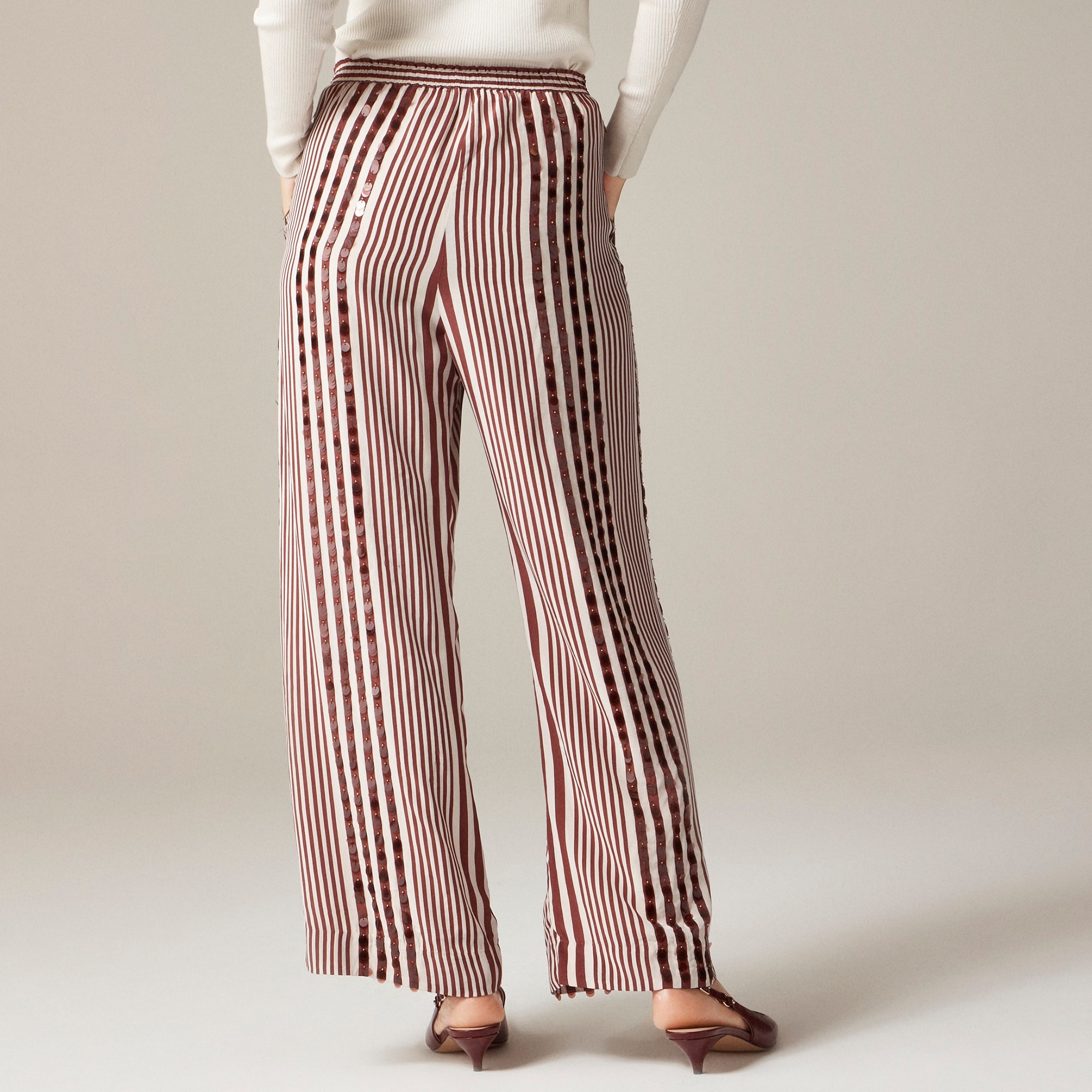Collection cropped Stratus pant with sequins - image 4