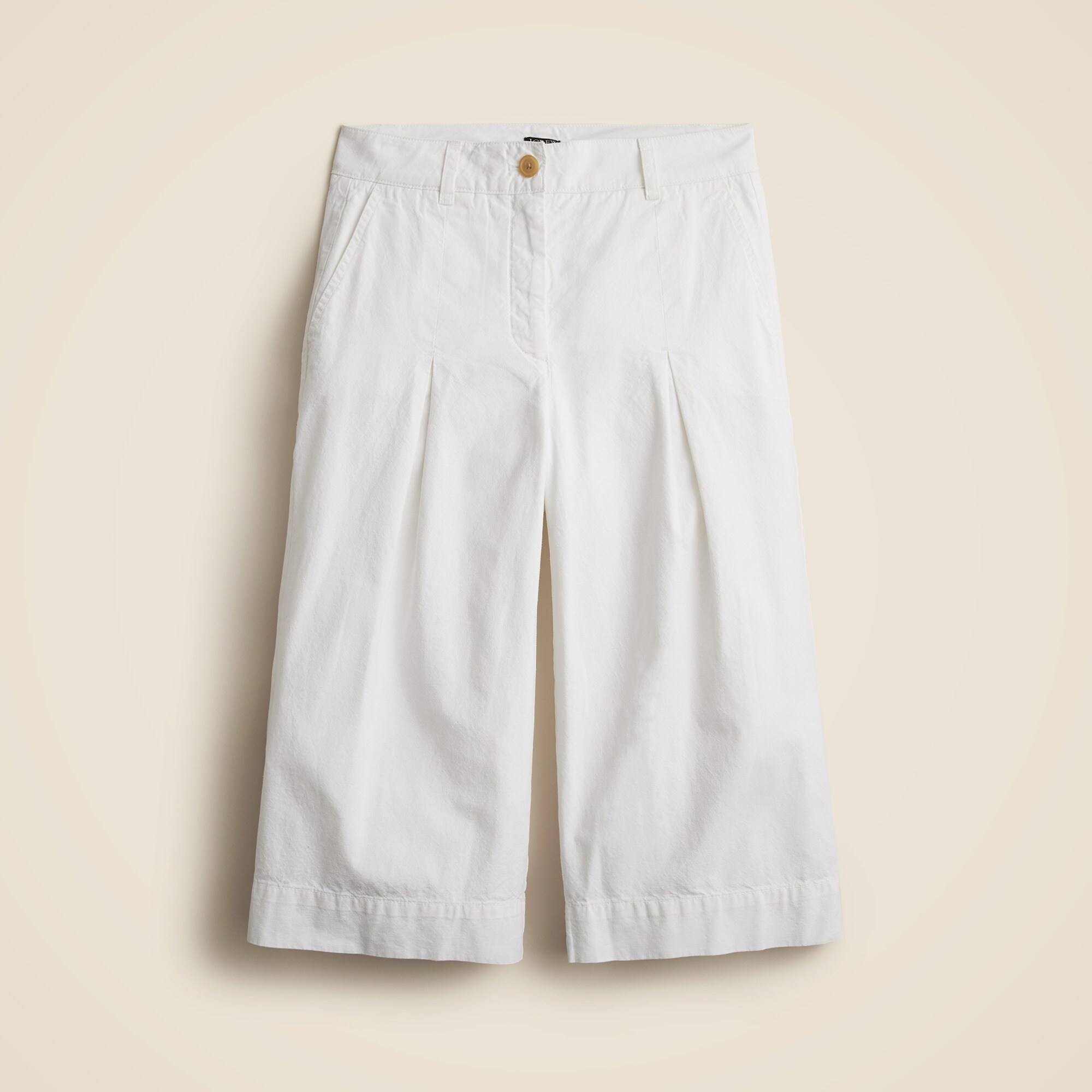Cotton-blend culotte