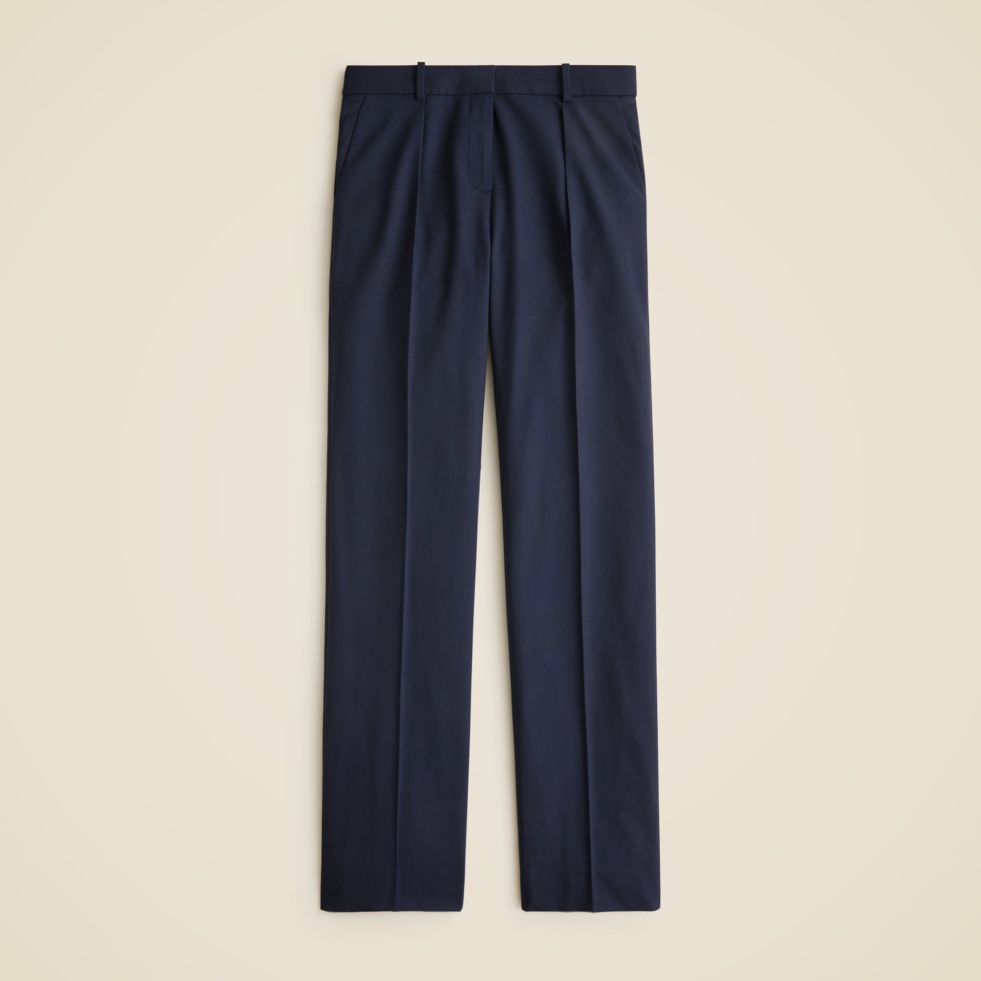 womens Mid-rise Portia pant in Italian stretch merino wool blend