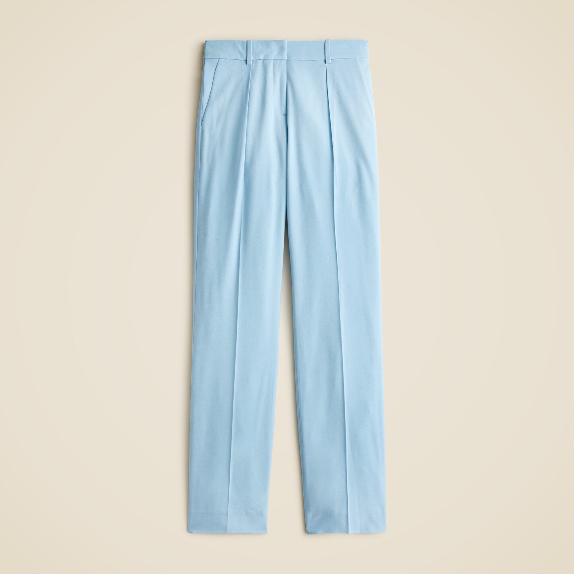 Mid-rise Portia pant in Italian stretch merino wool blend