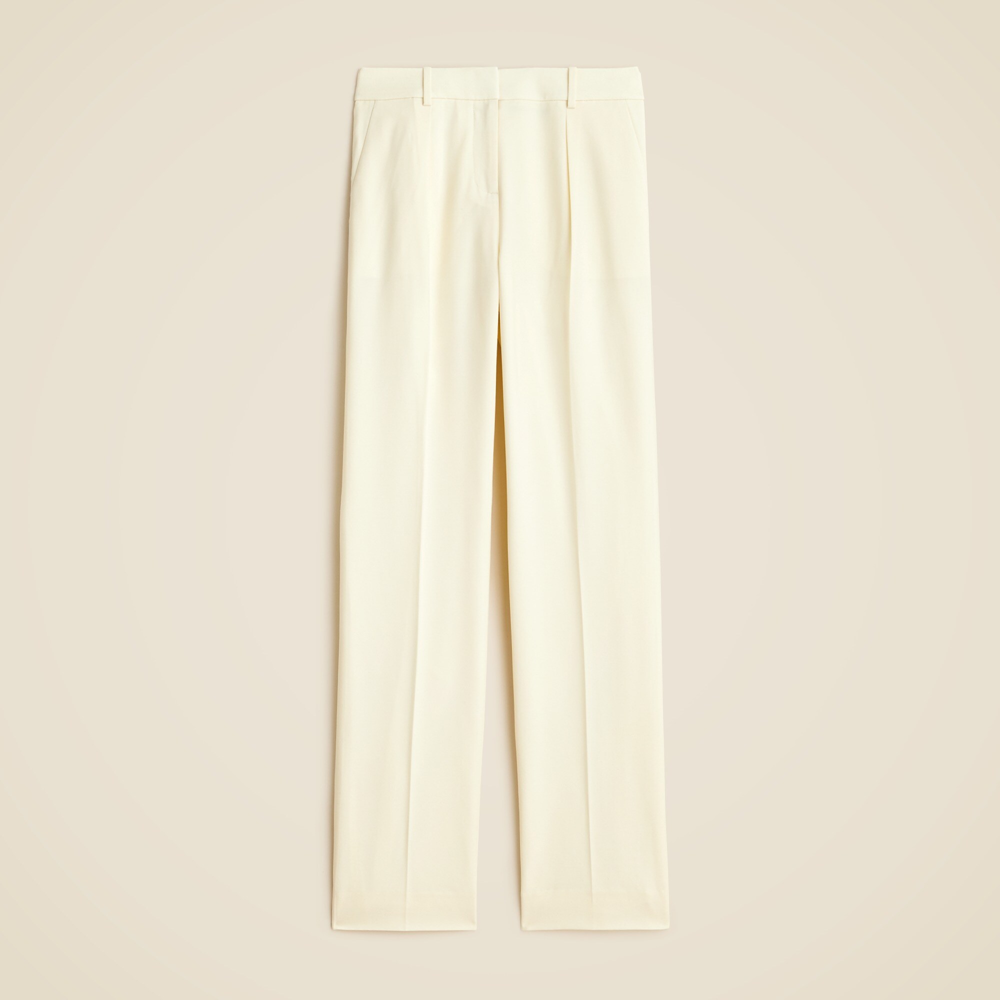 Mid-rise Portia pant in Italian stretch merino wool blend