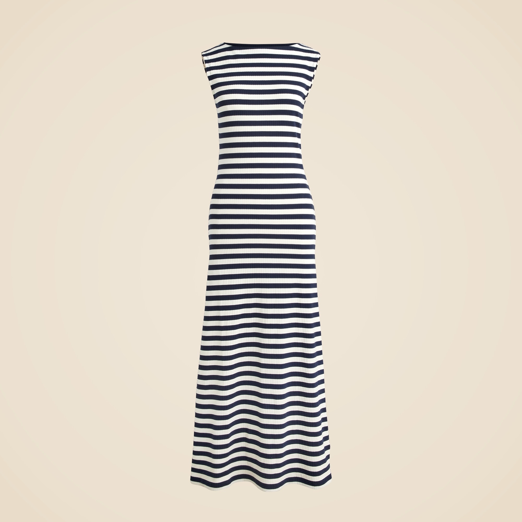 Cotton Striped Ribbed Knit Dress navy 新品 Cotton Striped Ribbed Knit Dress navy S - メルカリ
