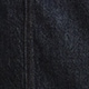 Seamed denim mini dress in Rinse wash RESIN RINSE