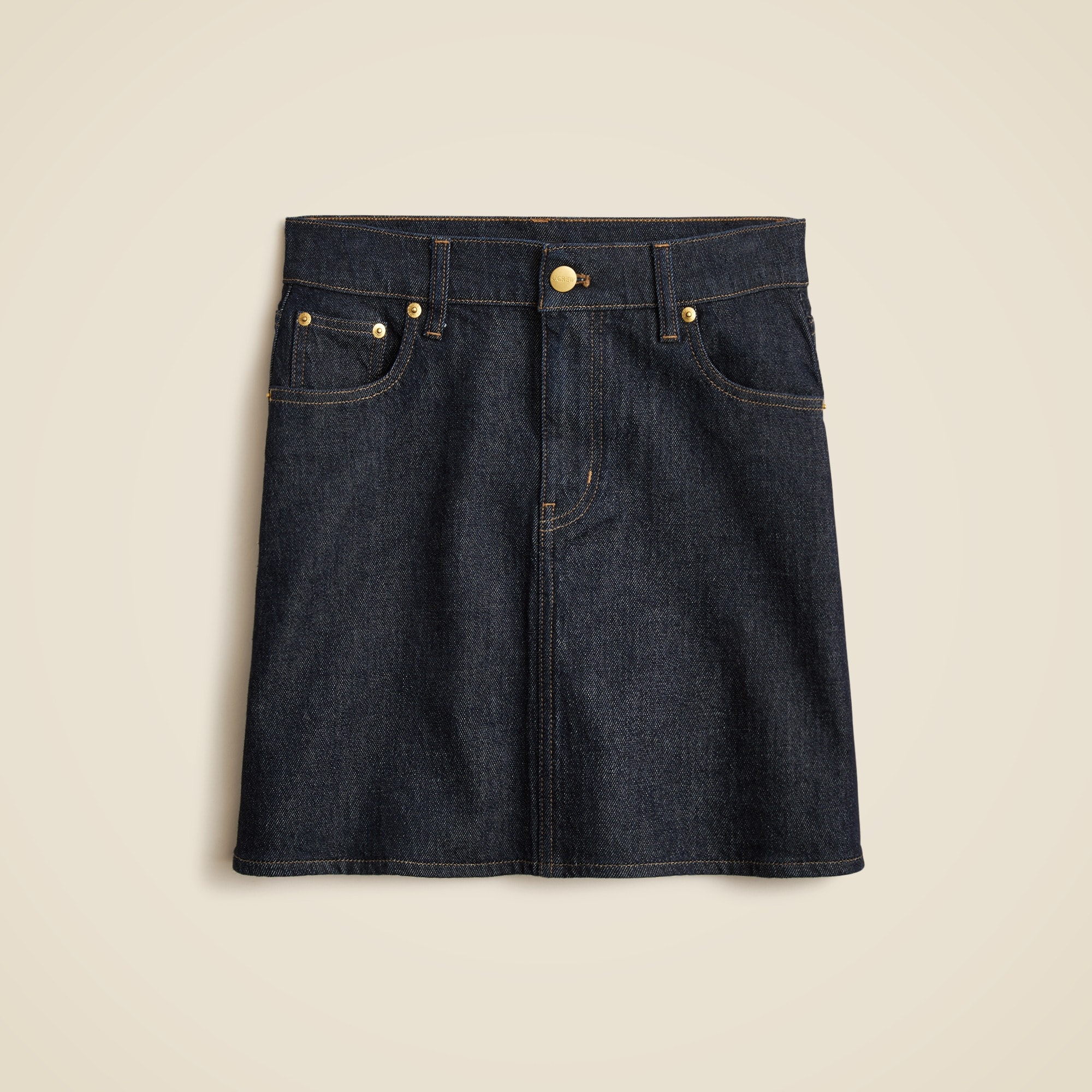 Denim mini skirt