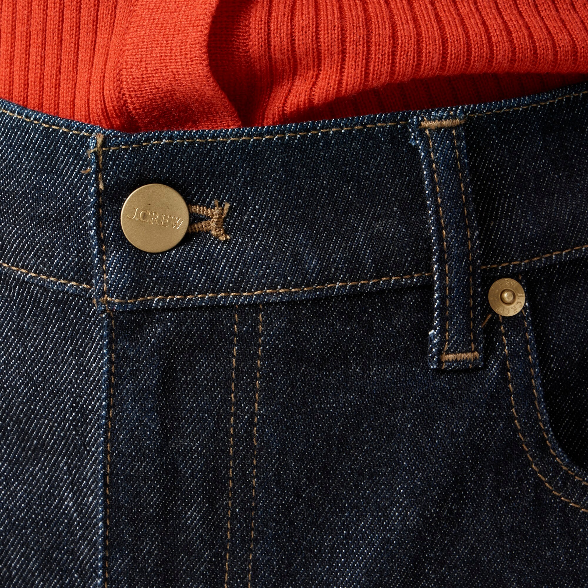 Denim mini skirt - image 3