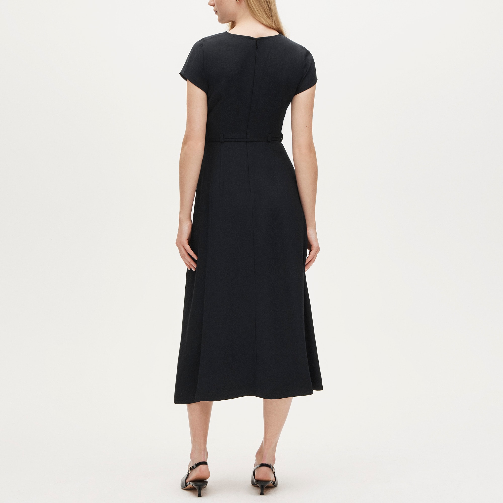 Mathilde dress in luster canvas