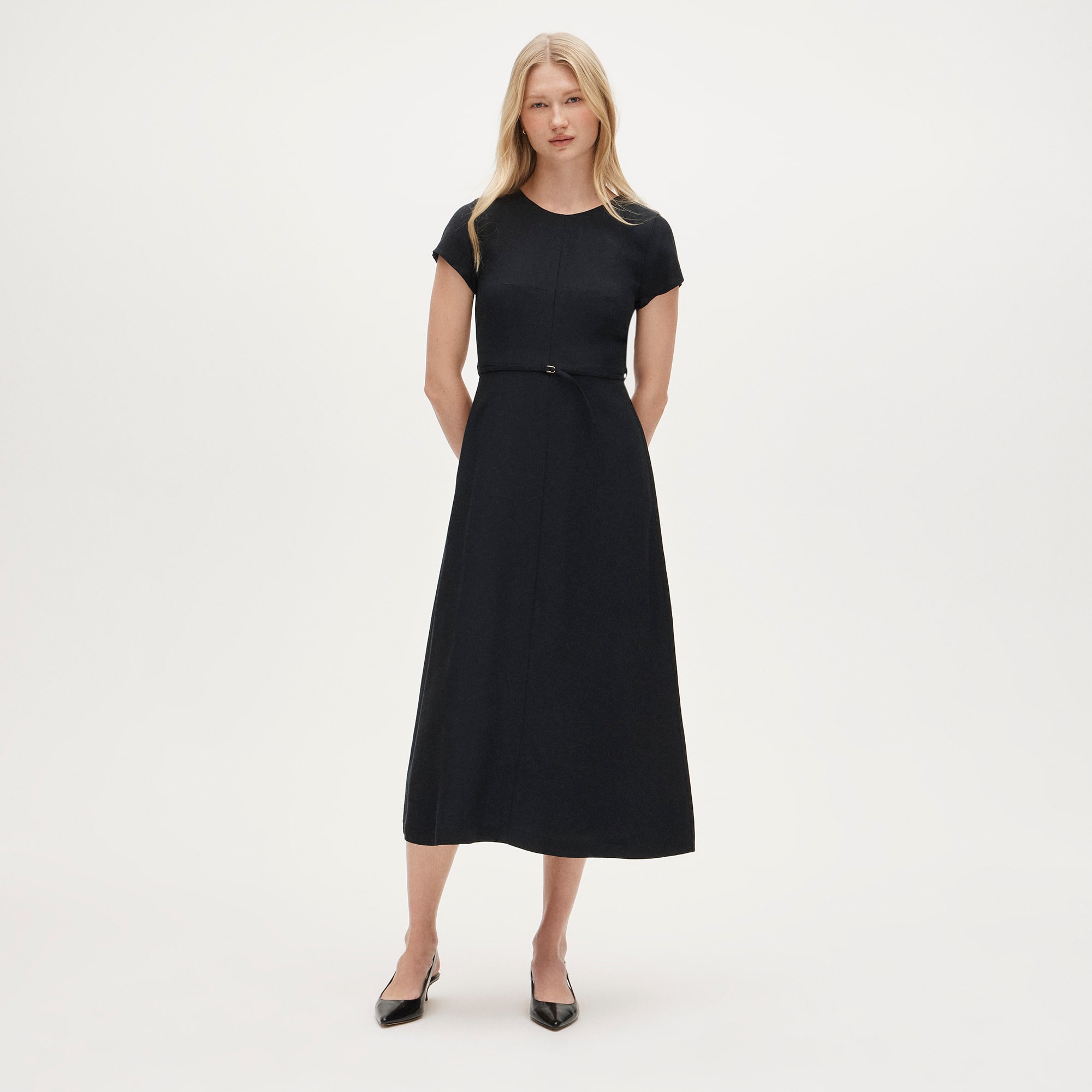  Mathilde dress in luster canvas