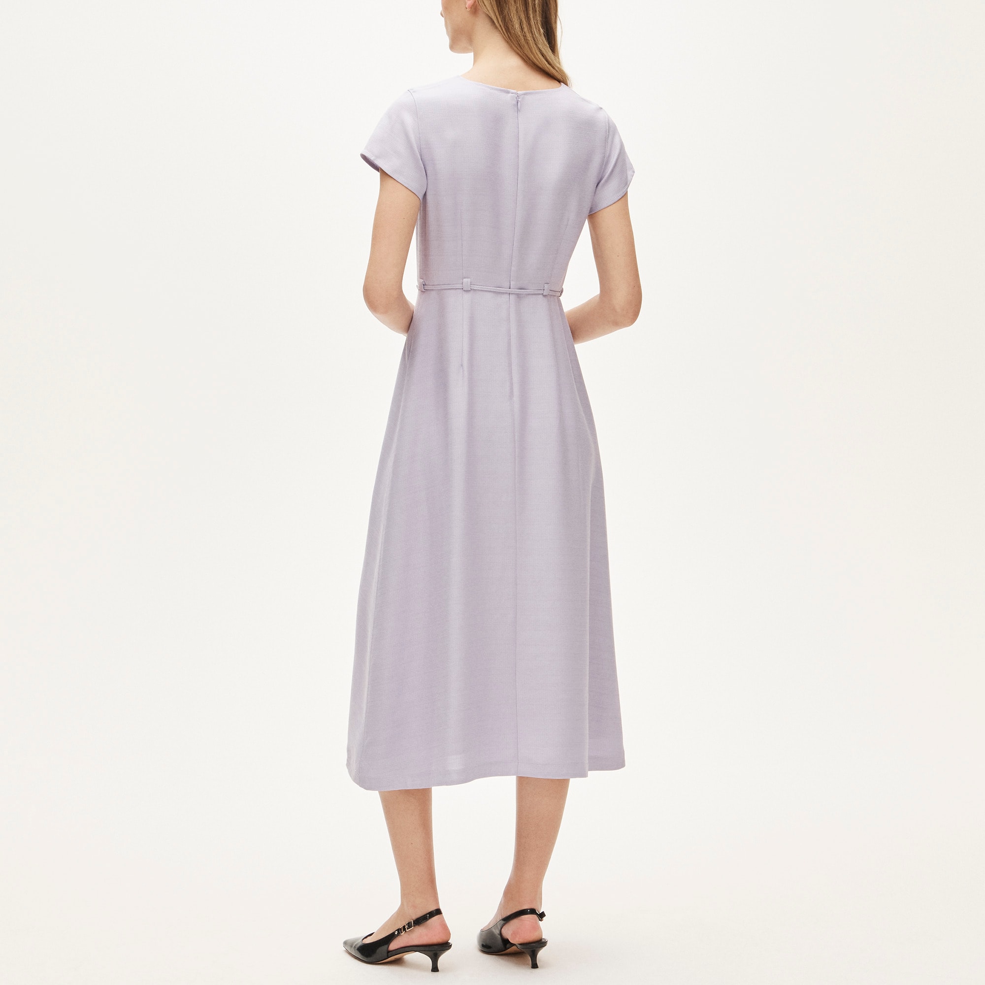 Mathilde dress in luster canvas - image 4