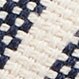 Woven espadrille slip-ons flats STRIPED NAVY