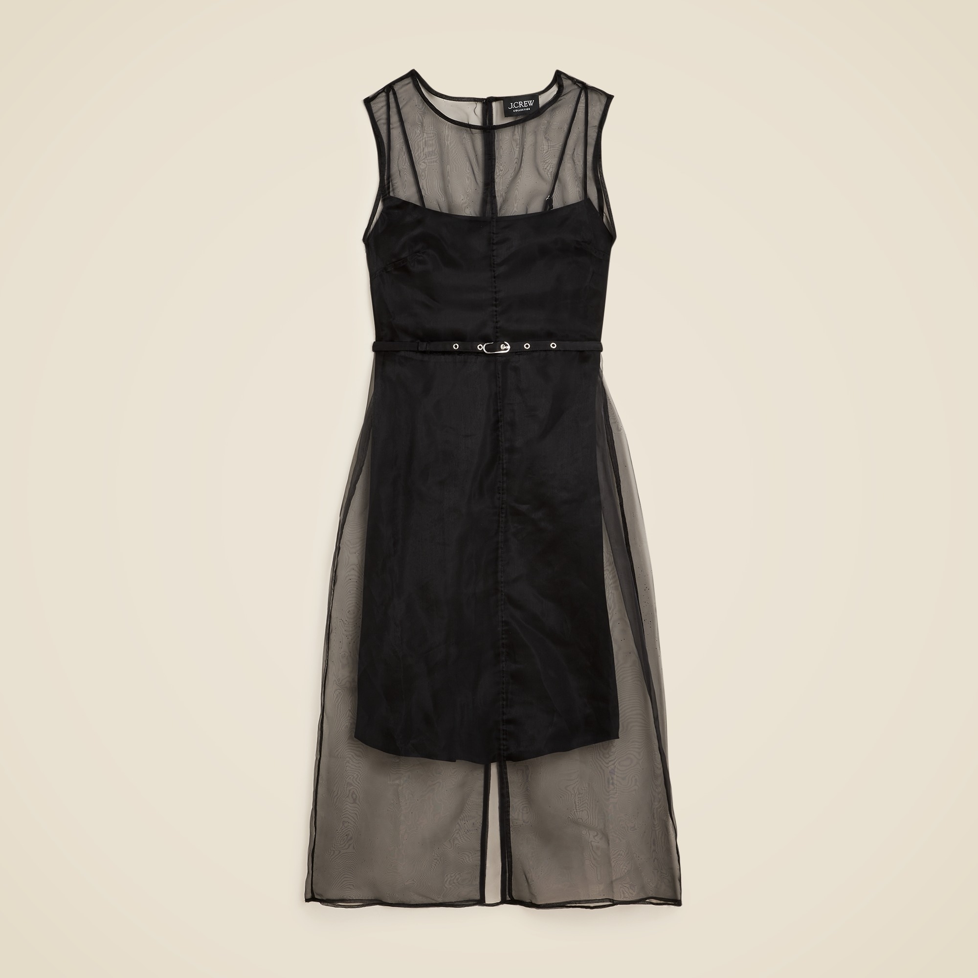  Collection layered shift dress in liquid organza