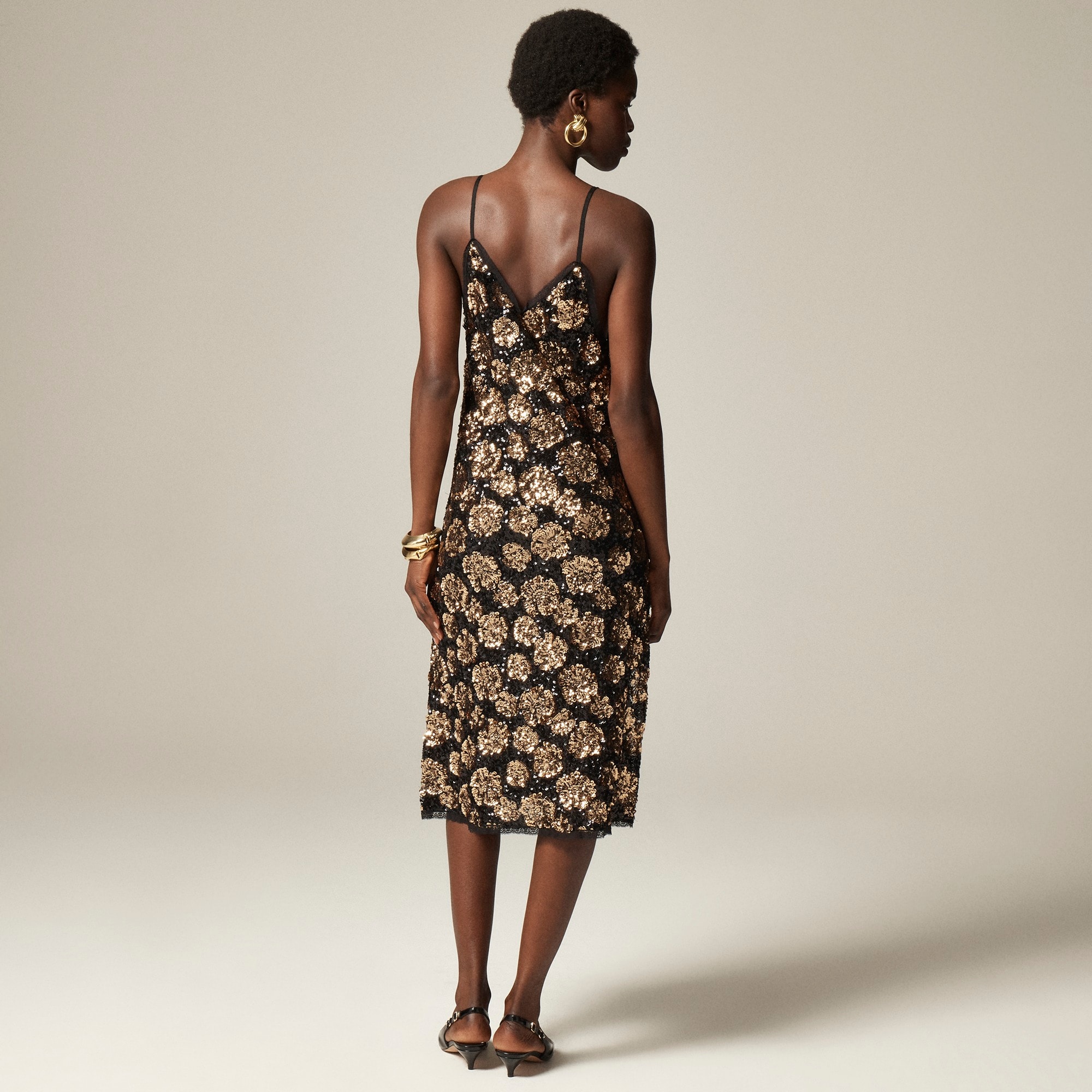 Collection sequin slip dress