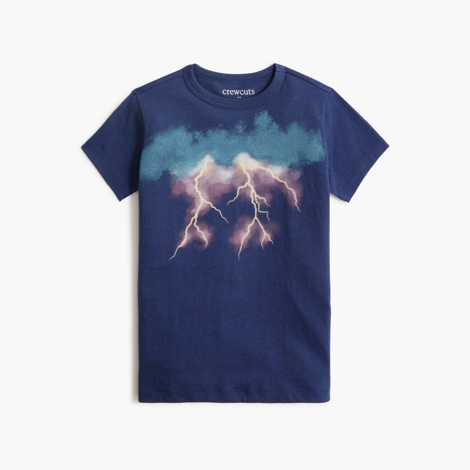 Boys' thunderstorm graphic tee