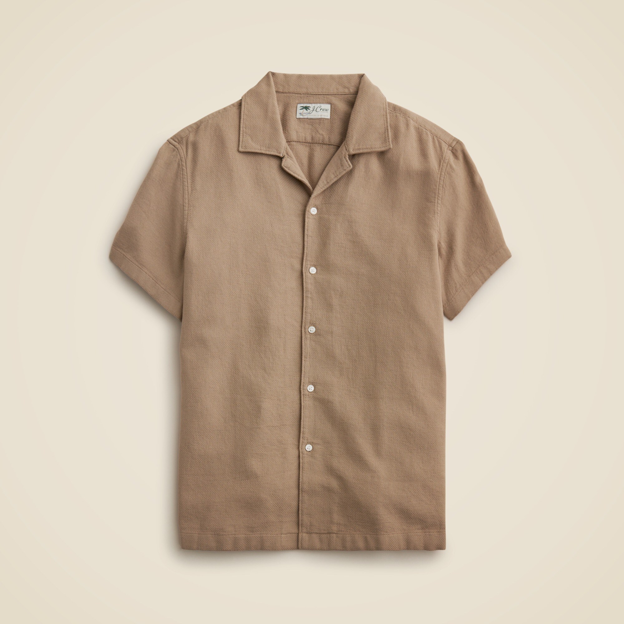 Classic-fit linen trouser