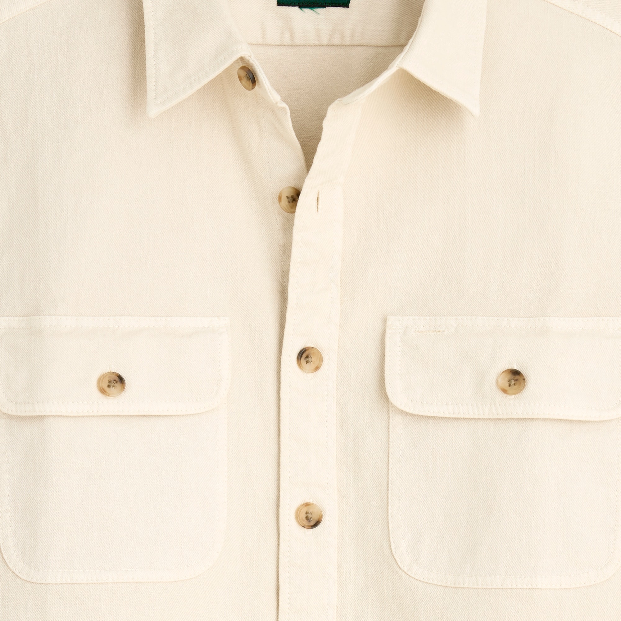 Garment-dyed Twill Overshirt For Men | J.Crew