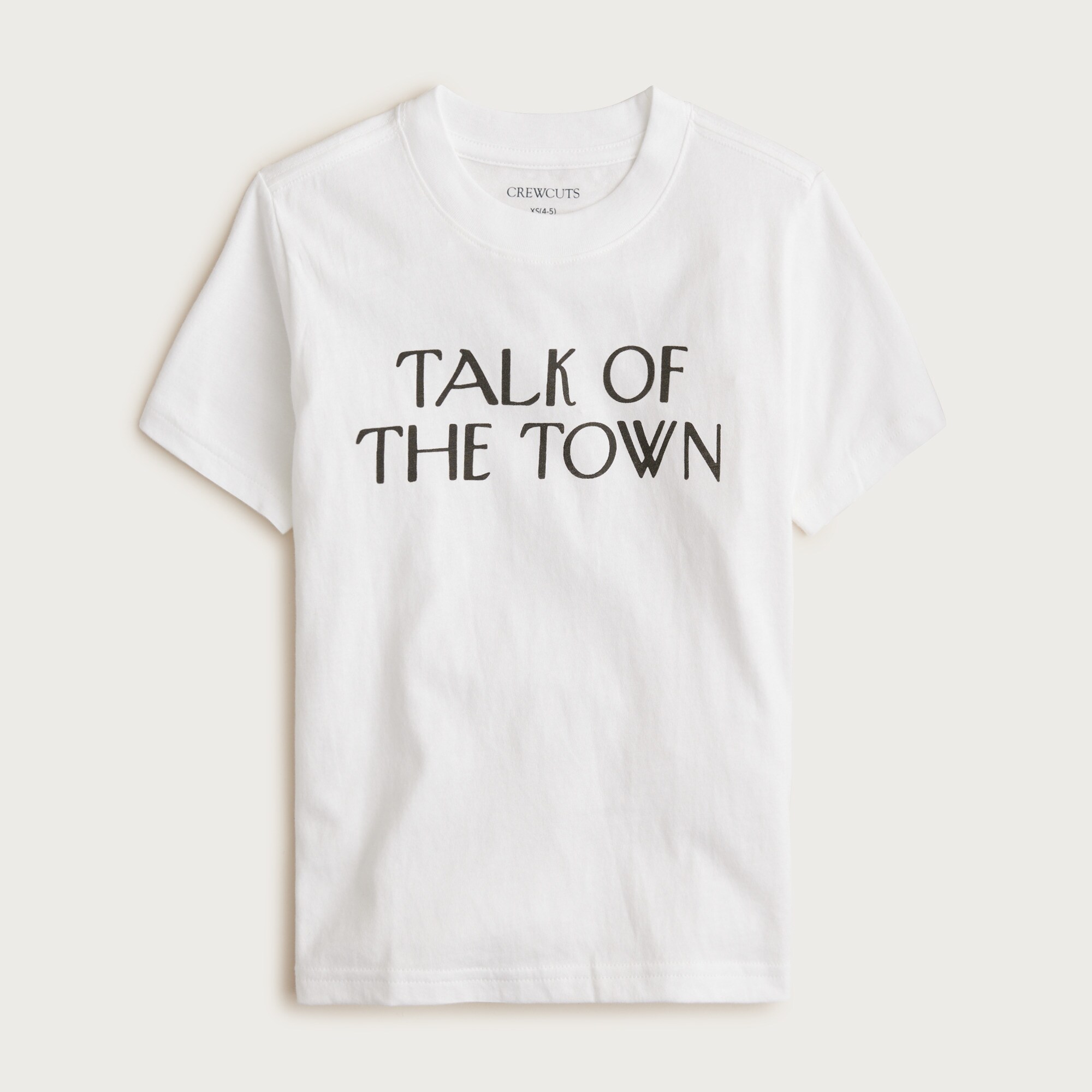 Limited-edition The New Yorker X Crewcuts "Talk of the Town" graphic T-shirt