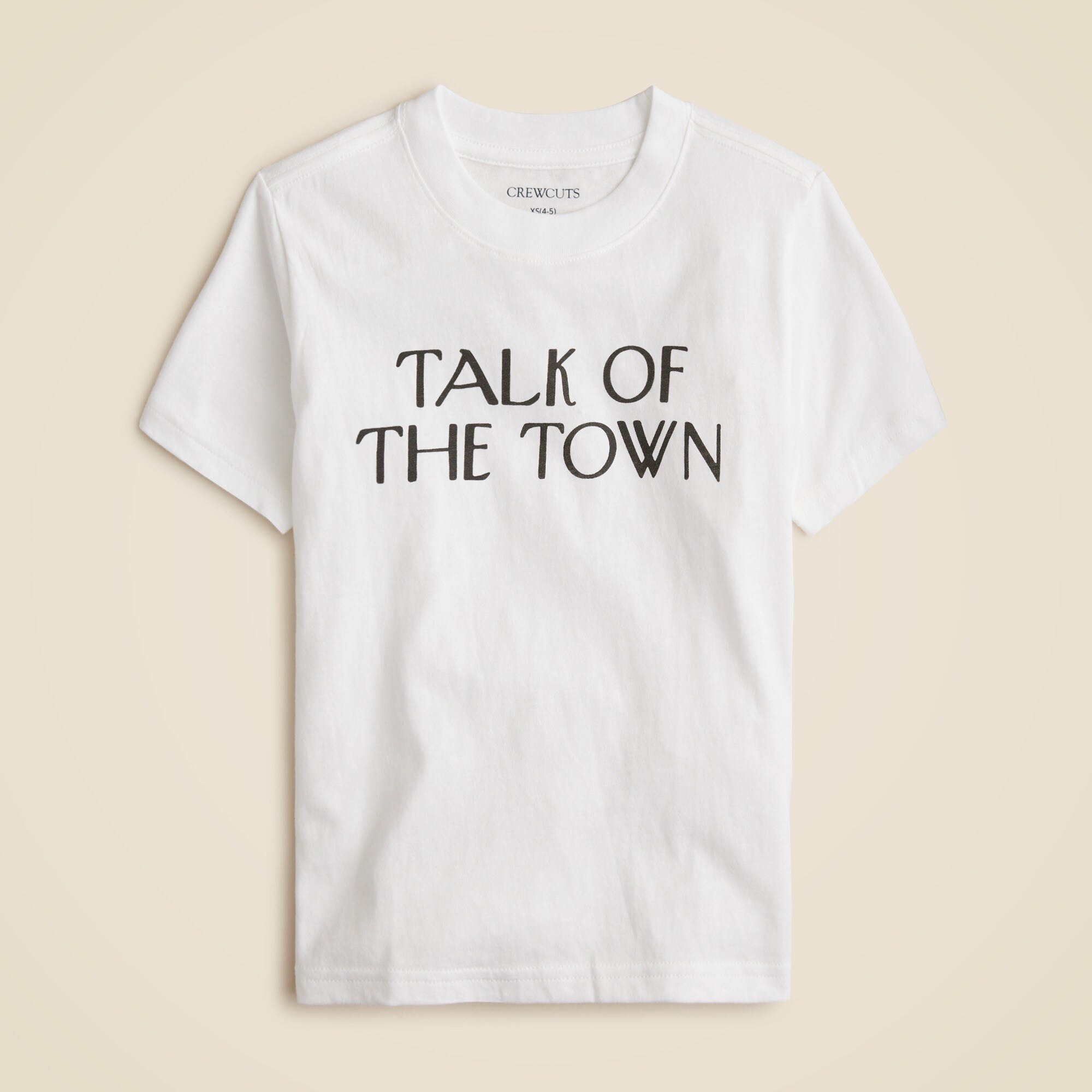 Limited-edition The New Yorker X Crewcuts "Talk of the Town" graphic T-shirt