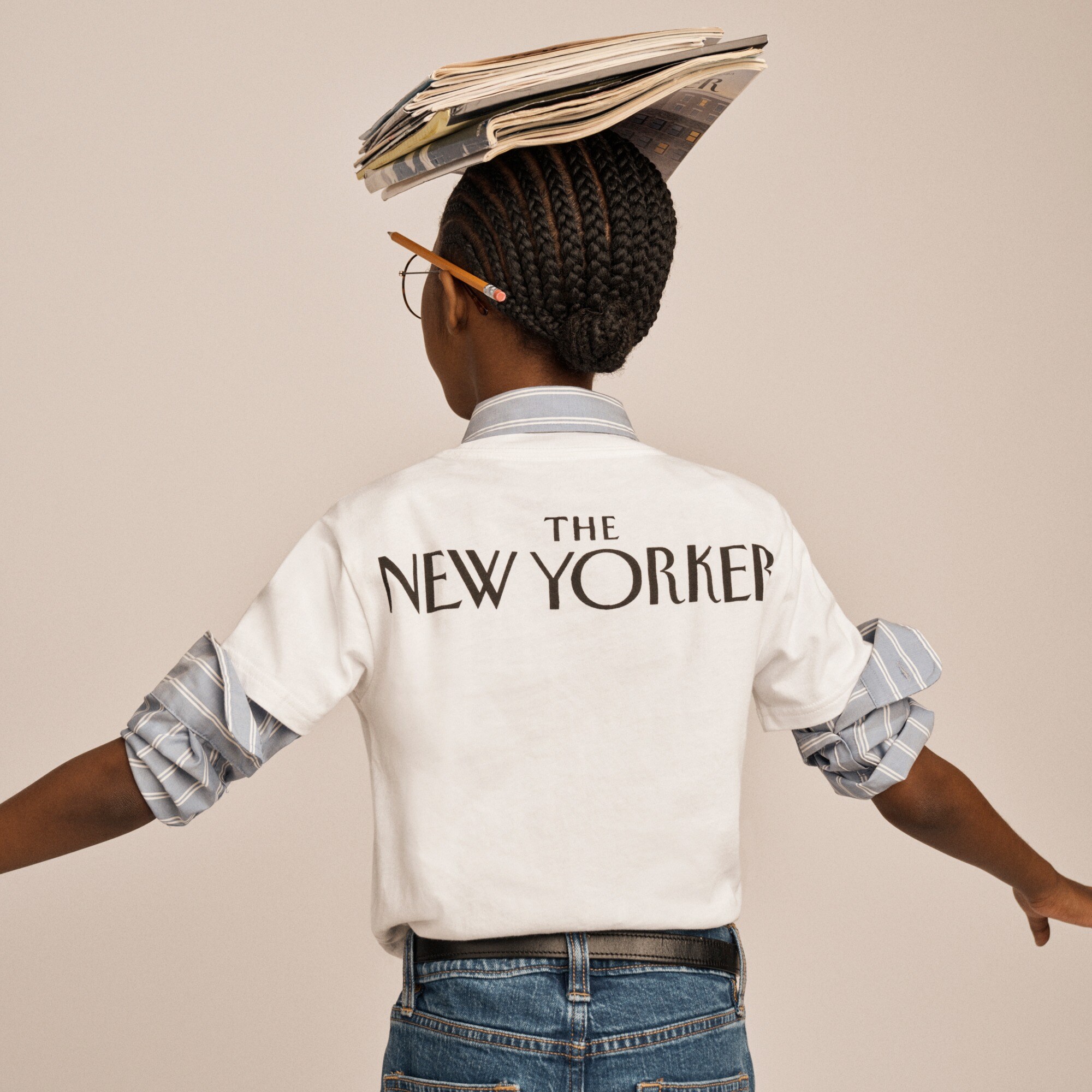 Limited-edition The New Yorker X Crewcuts "Talk of the Town" graphic T-shirt