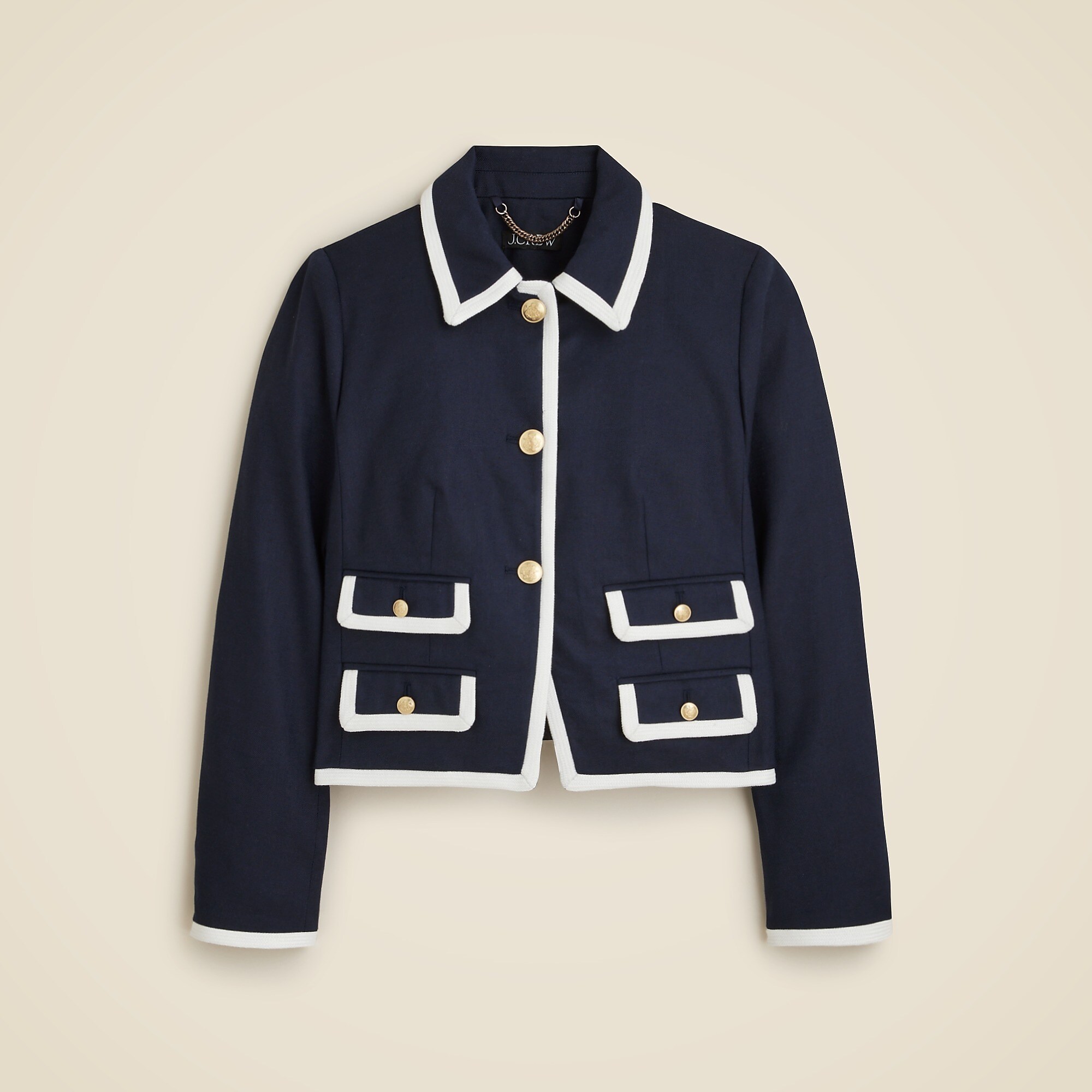 Lucie lady jacket in stretch linen blend