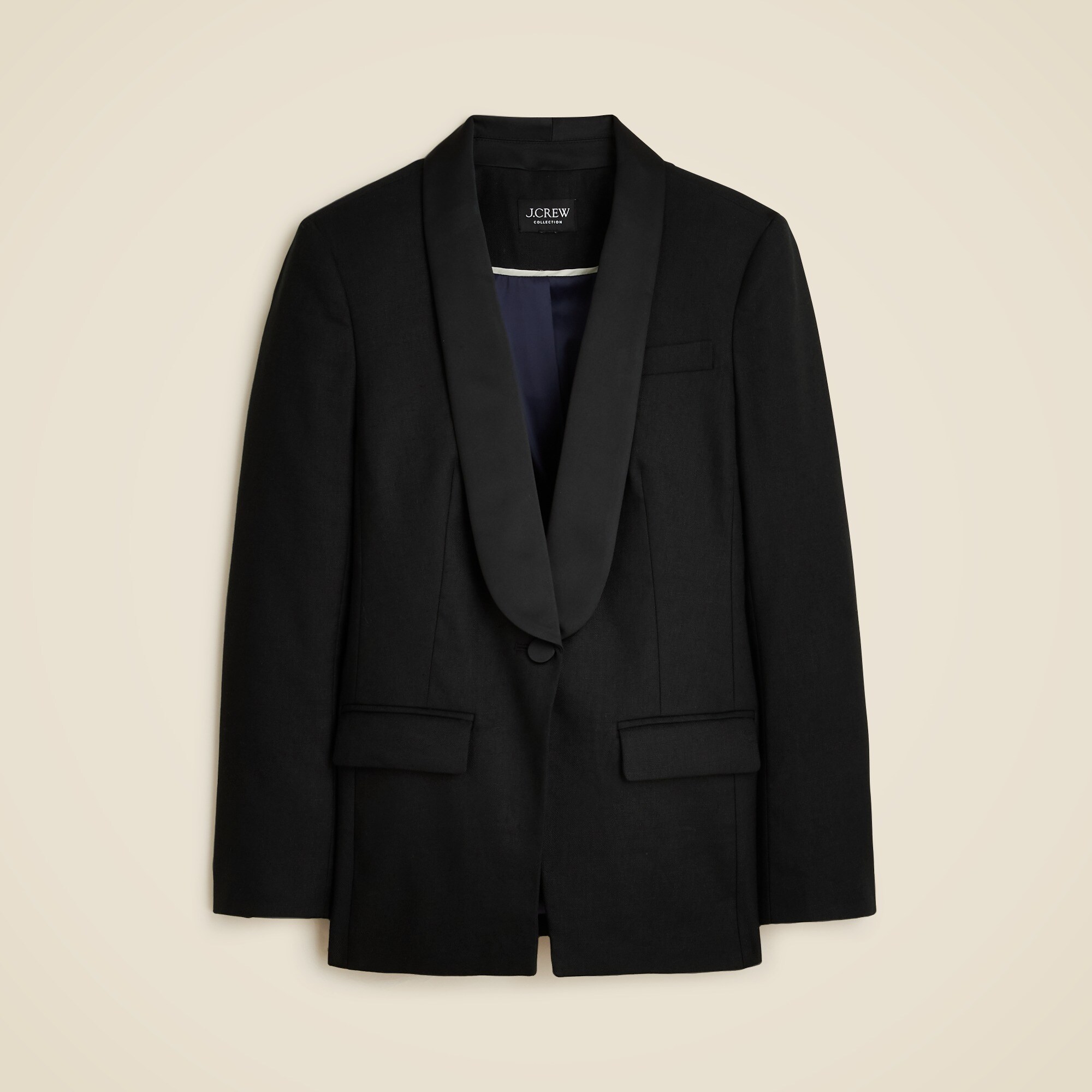Relaxed Double-breasted Blazer In City Twill For Women | J.Crew
