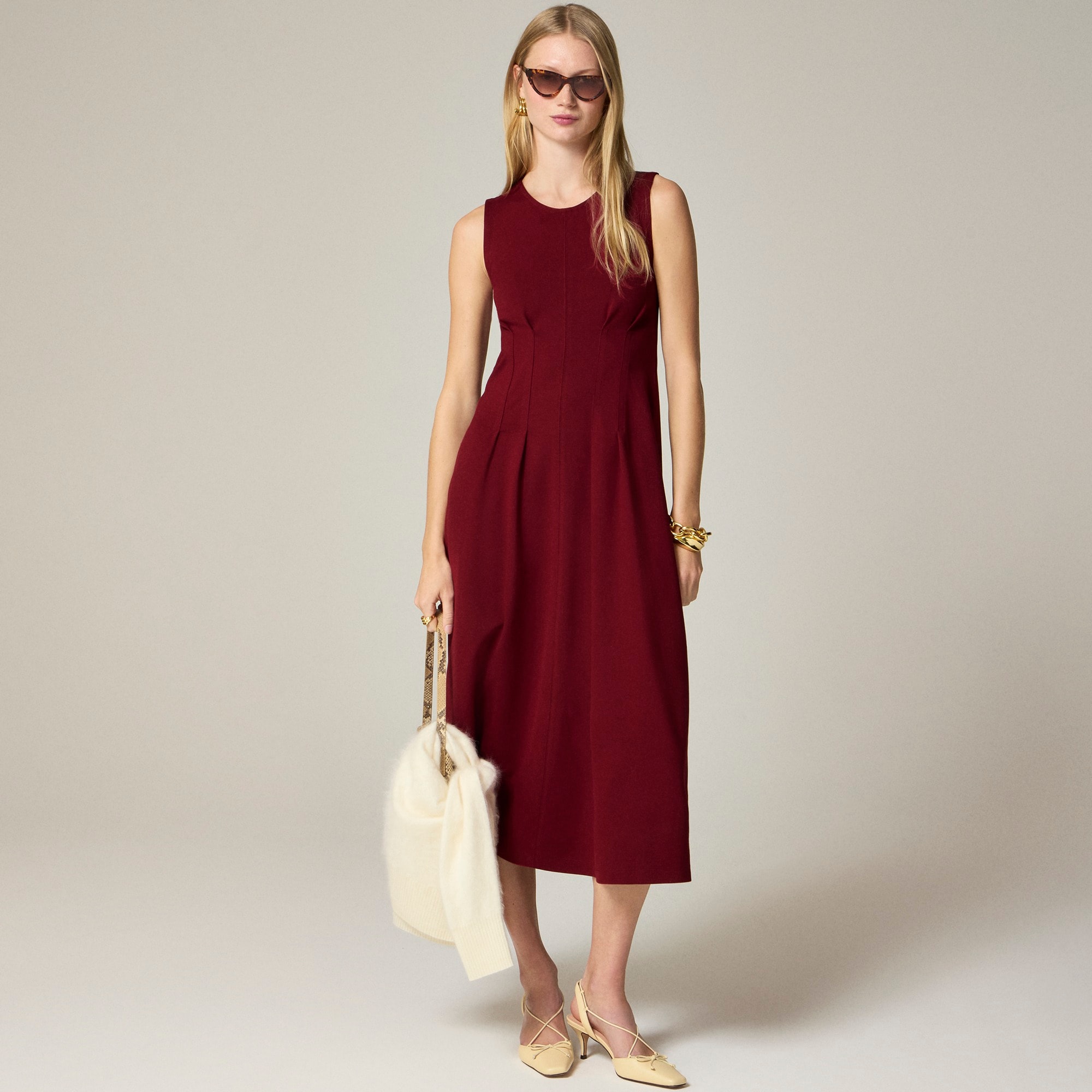 womens Nadia dress in ponte