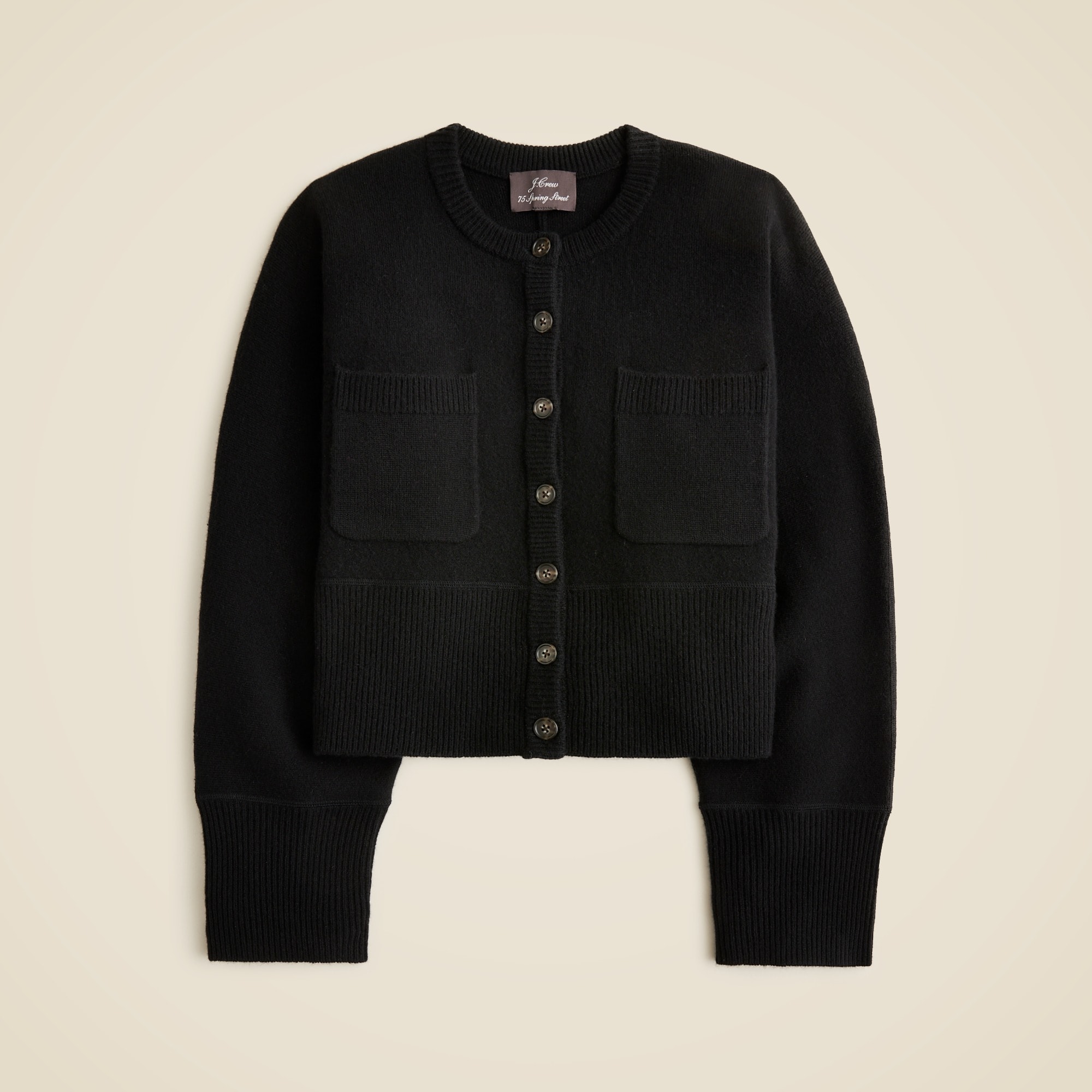 Spring Street cashmere-blend patch-pocket cardigan