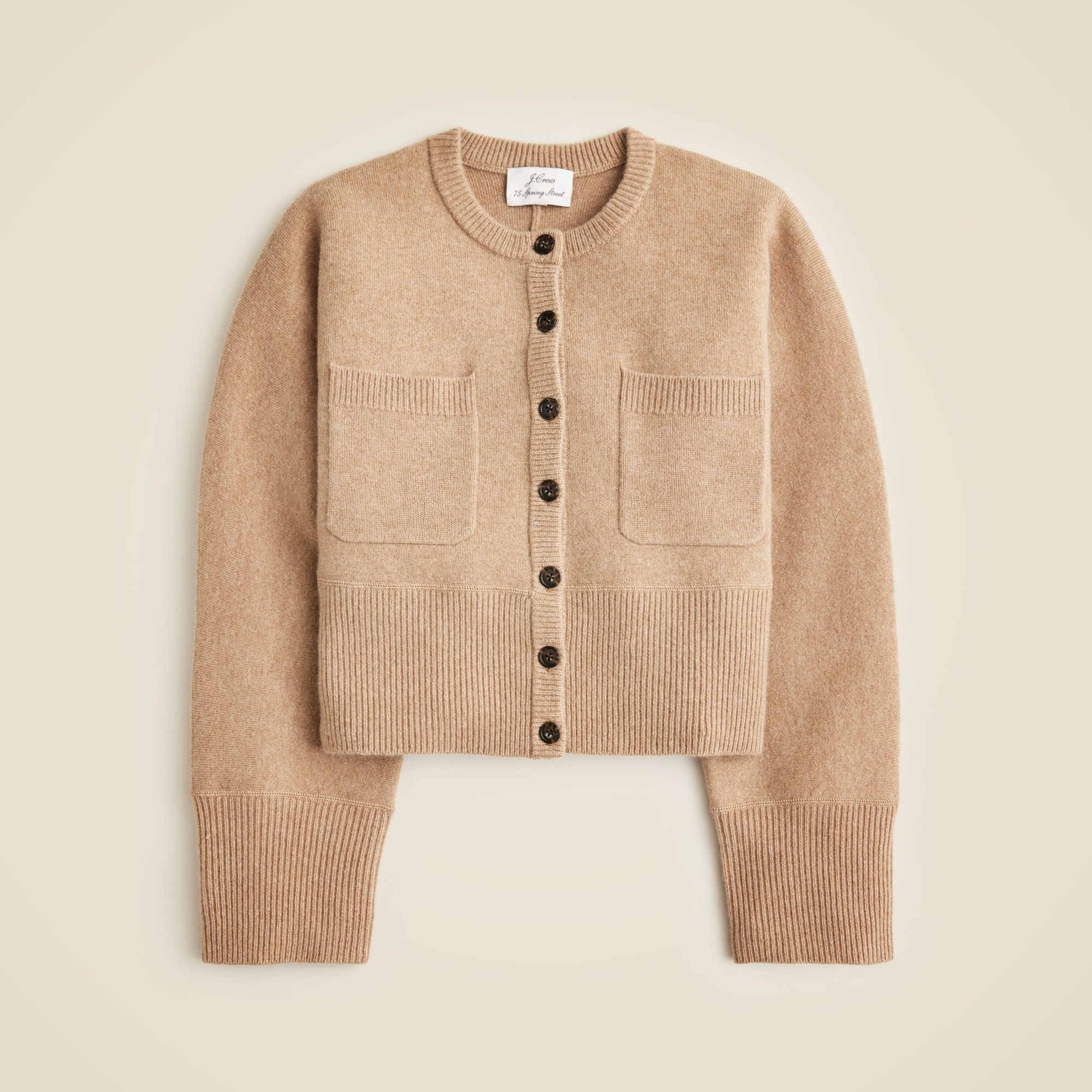  Spring Street cashmere-blend patch-pocket cardigan
