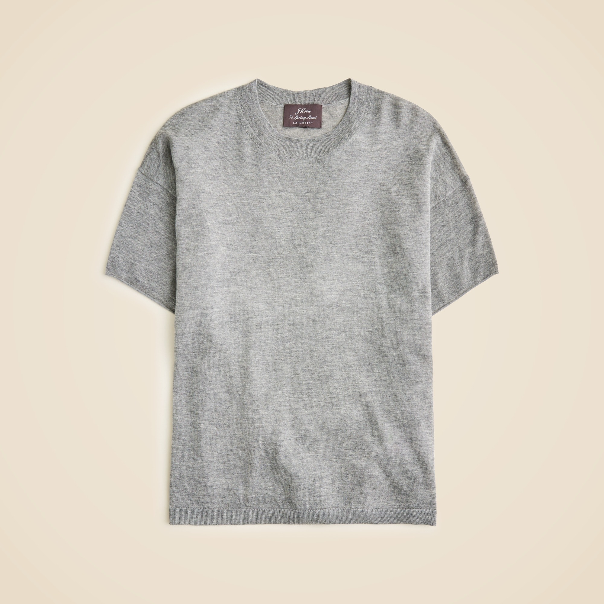 womens Spring Street featherweight cashmere relaxed T-shirt