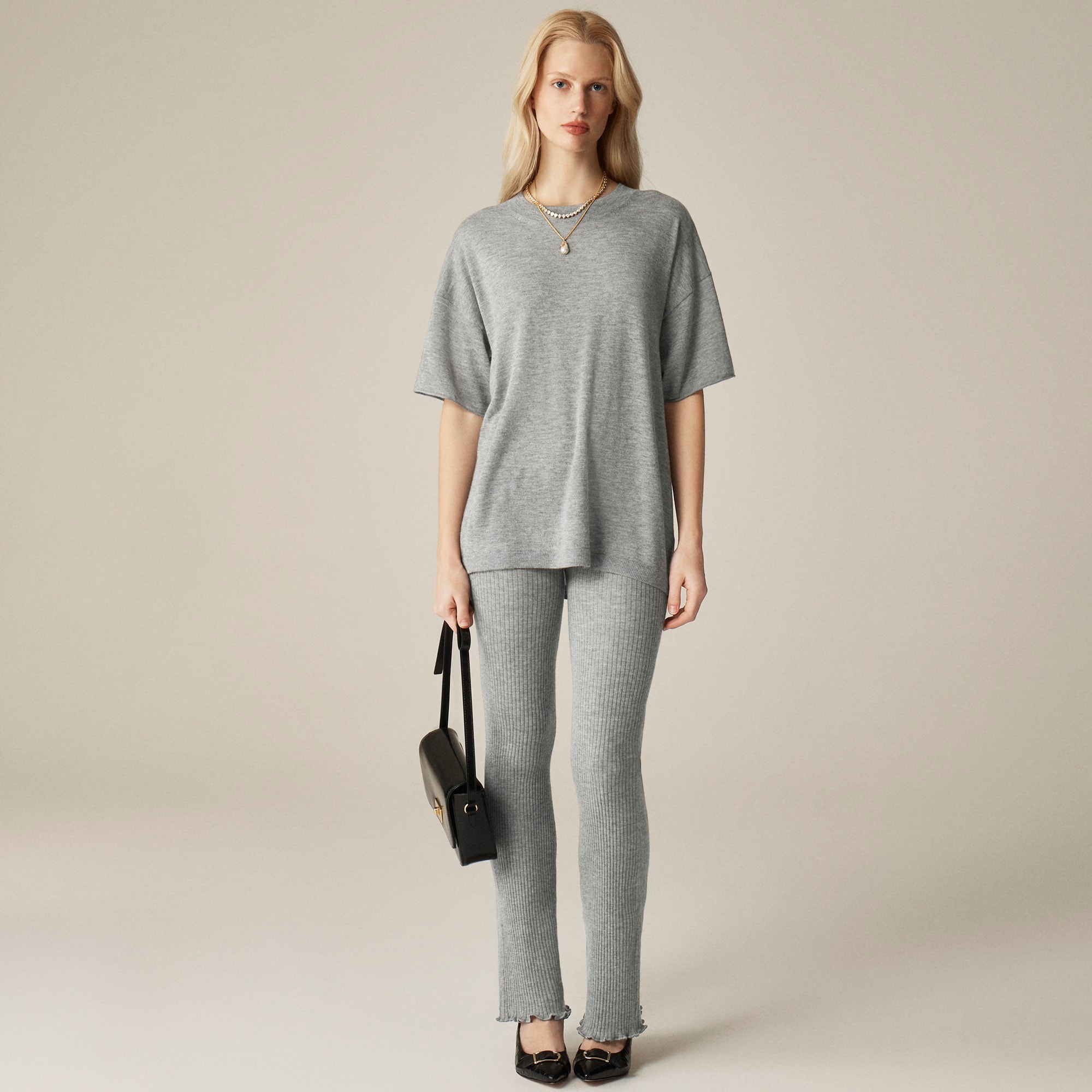 Spring Street featherweight cashmere relaxed T-shirt