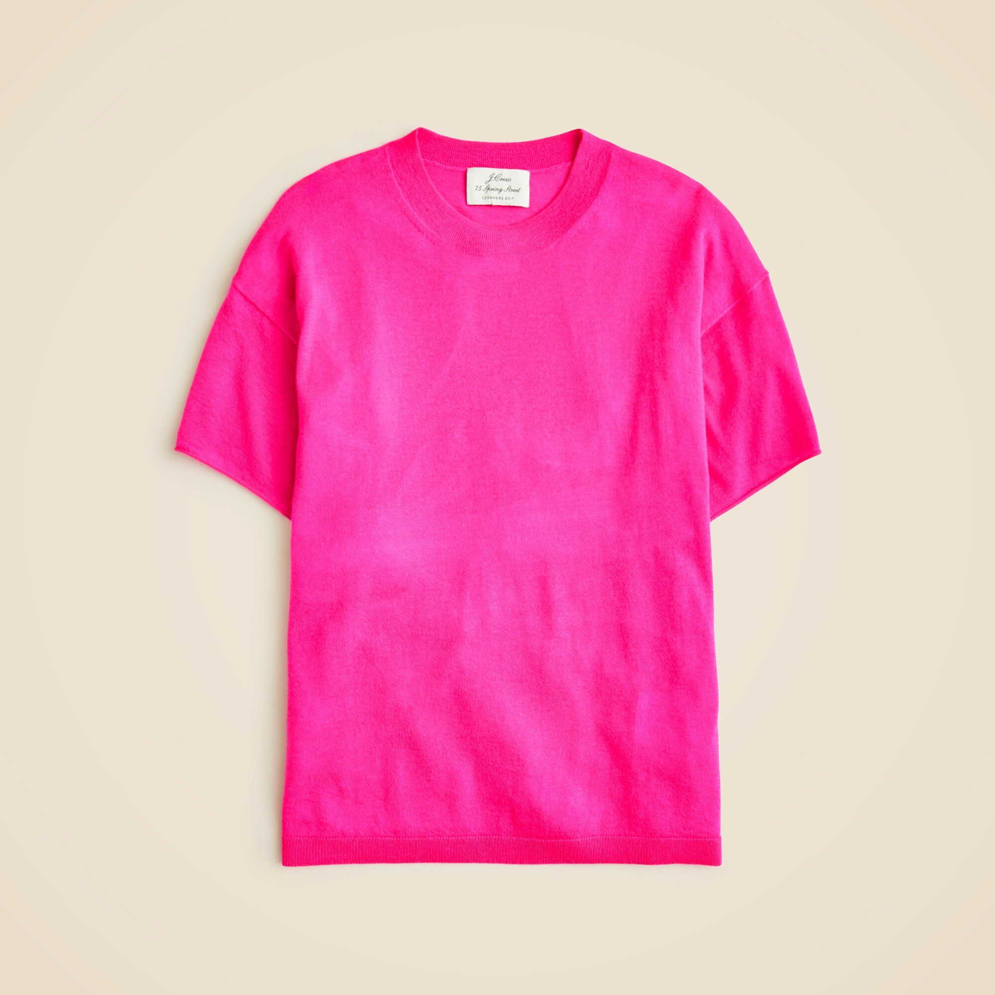 womens Spring Street featherweight cashmere relaxed T-shirt