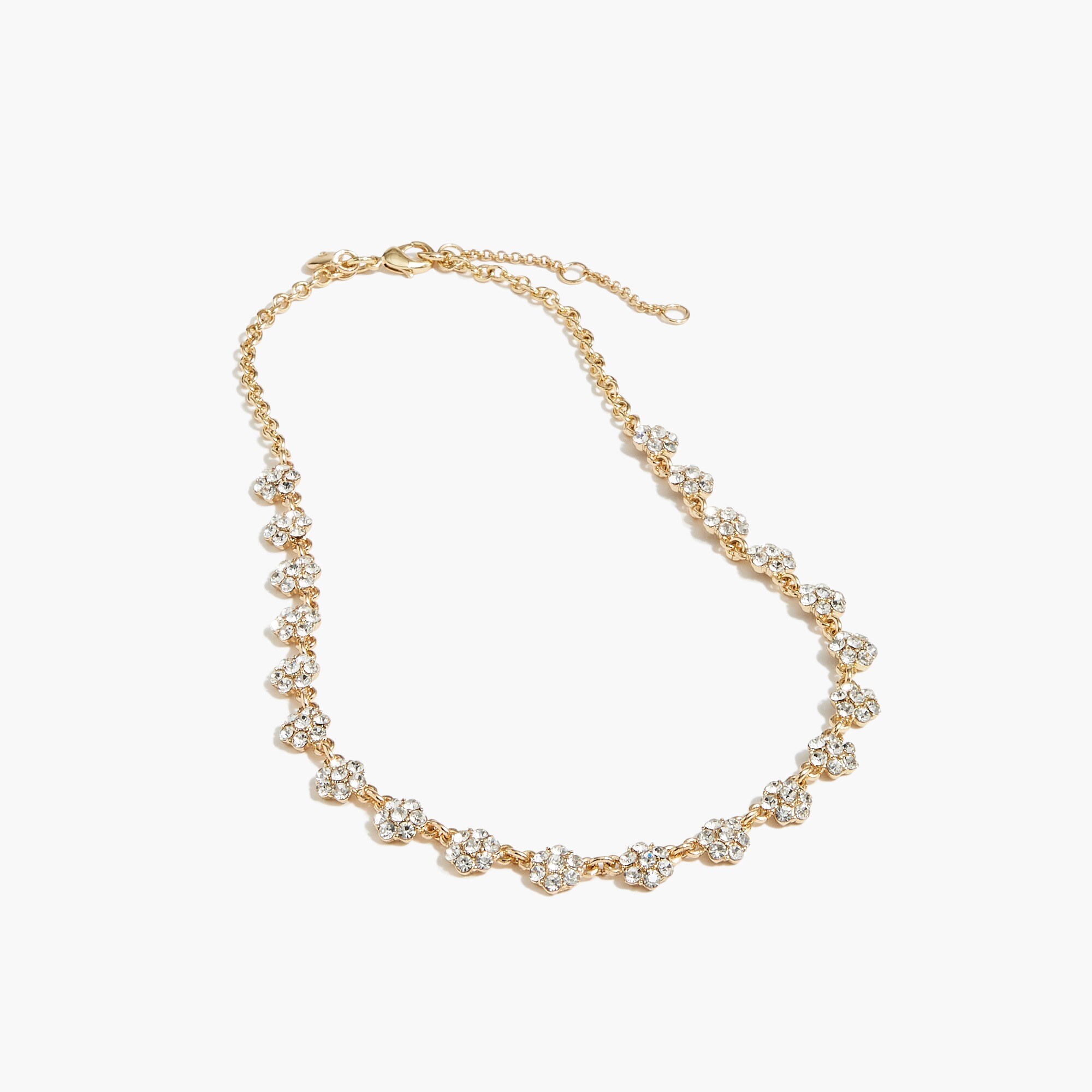 Crystal flower necklace